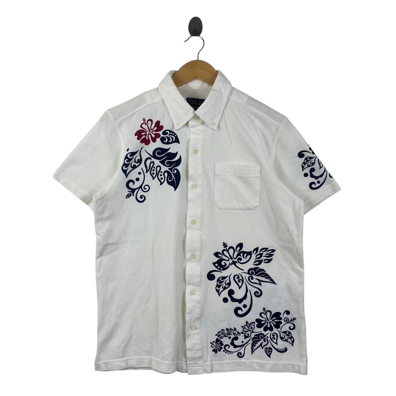 Other HABUBOX KARIYUSHI YUSHI Okinawa Floral Casual Tee Shirt Size L / US 10 / IT 46 - 1 Thumbnail