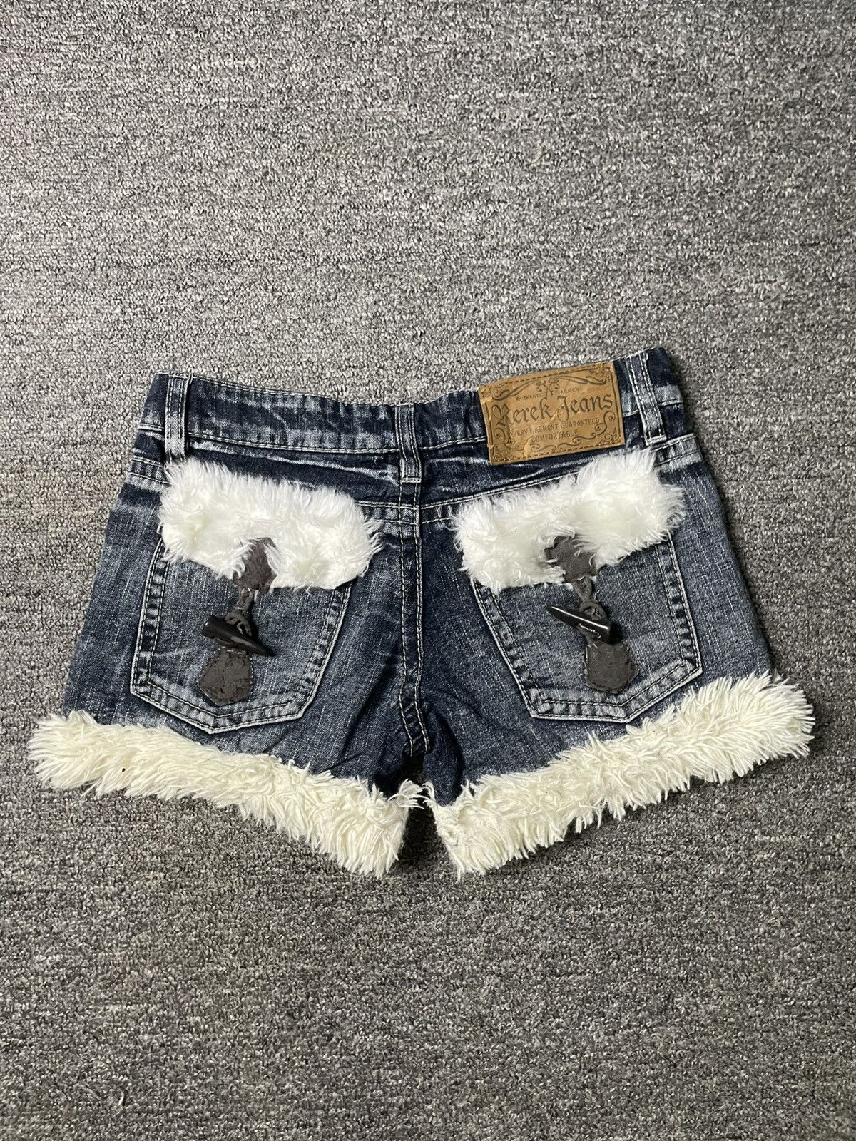 Japanese Brand × Vintage KEREK JEANS Authentic Garment Fur Trim Shorts (97) Size 26" / US 2 / IT 38 - 8 Thumbnail