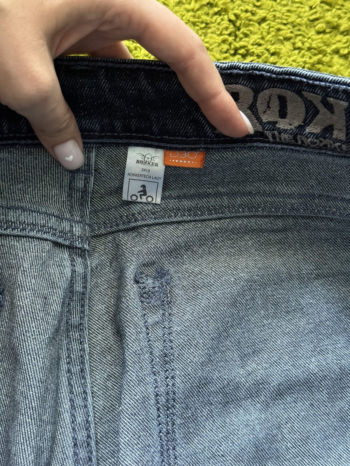 Designer × THE ROKKER COMPANY Rokker company denim pants jeans Size 32" / US 10 / IT 46 - 8 Thumbnail