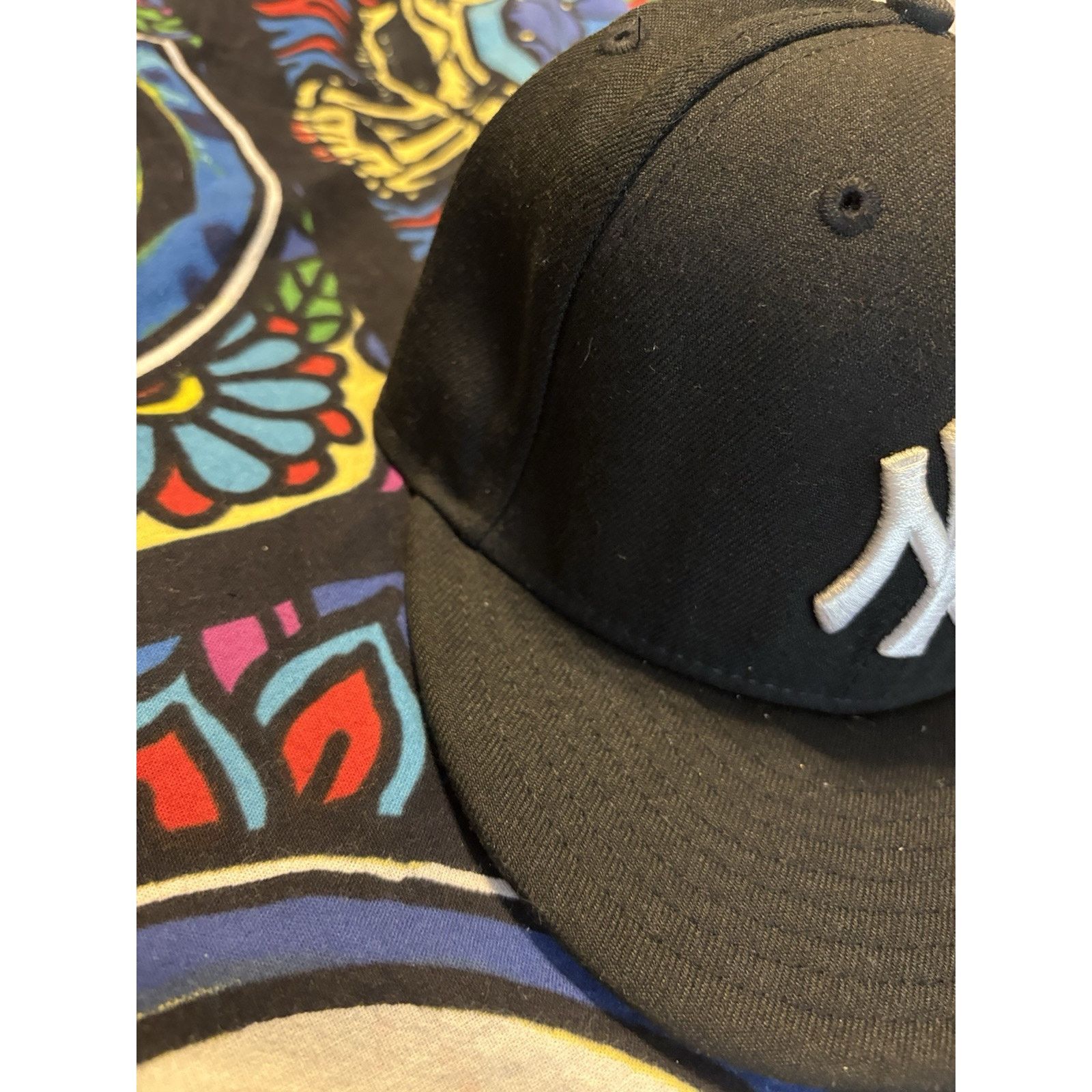 New Era New York Yankees MLB Hat flex fit 7 3/8 Size ONE SIZE - 6 Thumbnail