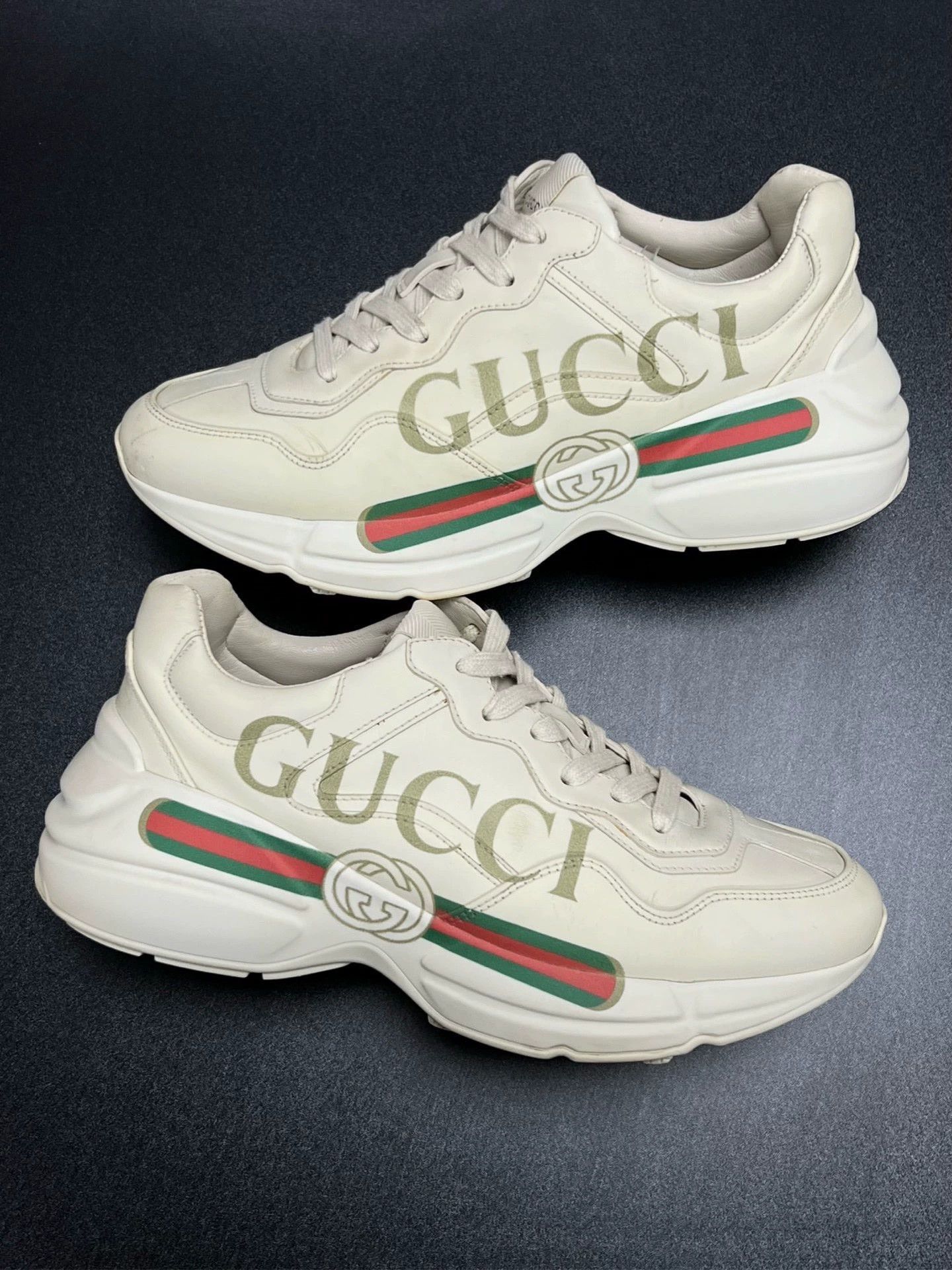 Gucci gucci rhyton logo dad sneakers size 38 Size US 5.5 / EU 38 - 5 Thumbnail
