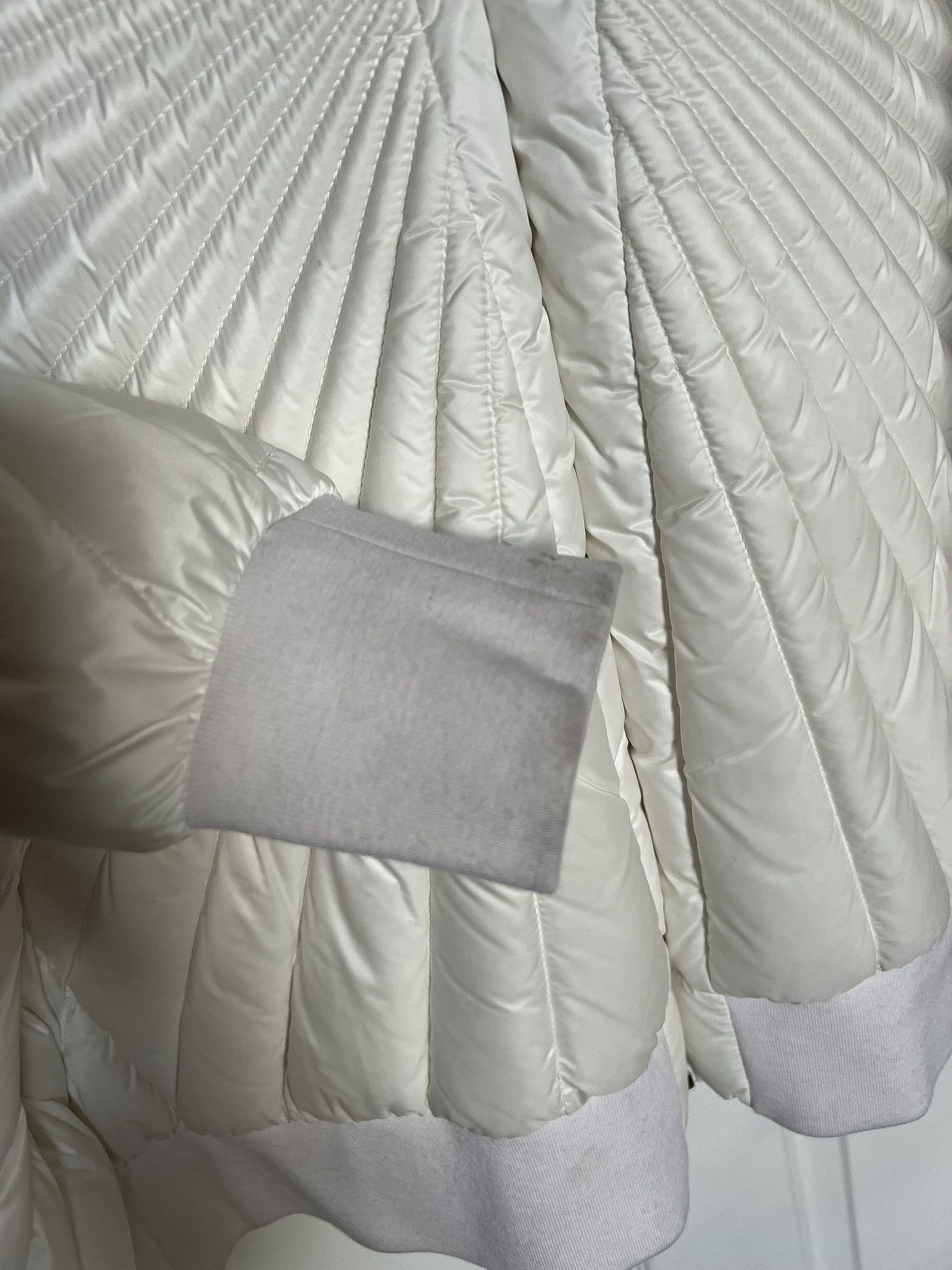 Moncler × Rick Owens Rick Owens x Moncler White Radiance Peter Bomber Jacket sz 0 Size US XS / EU 42 / 0 - 4 Thumbnail