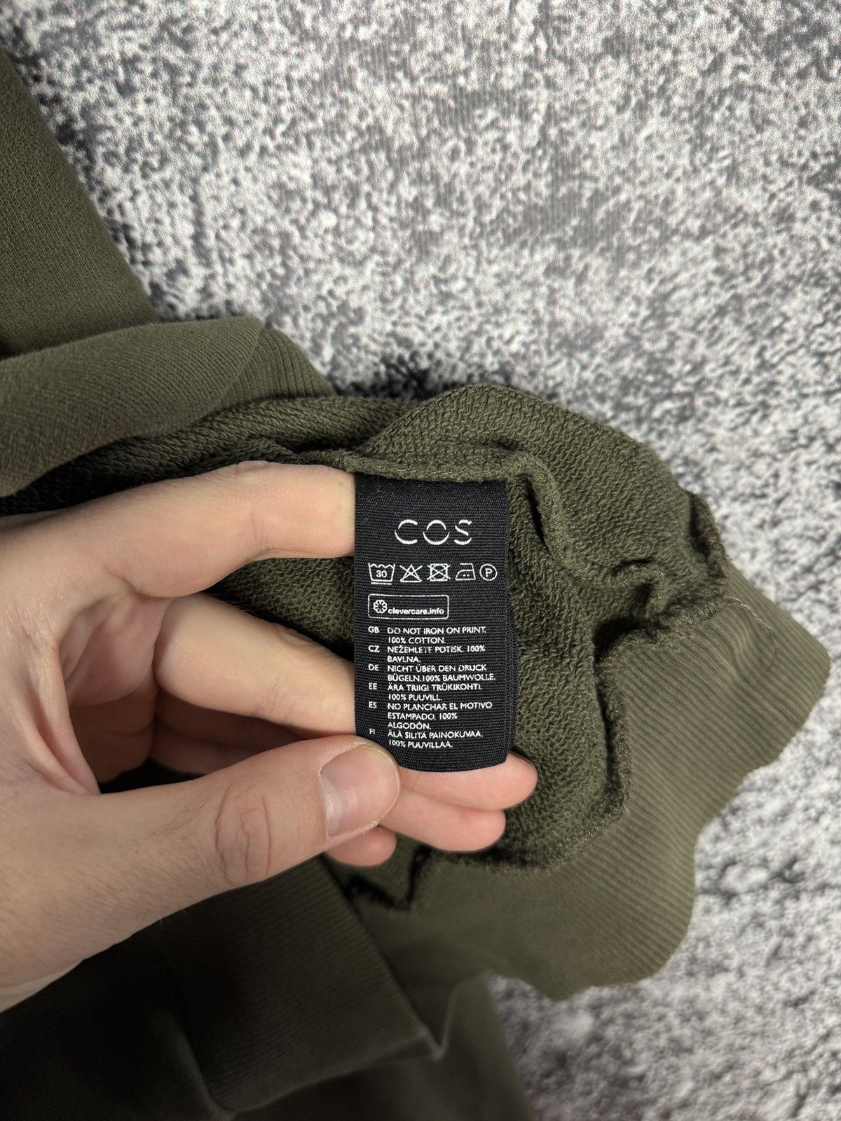 Cos Men’s COS Cotton Crewneck Sweatshirt Luxury Pullover Size M Size US M / EU 48-50 / 2 - 7 Thumbnail