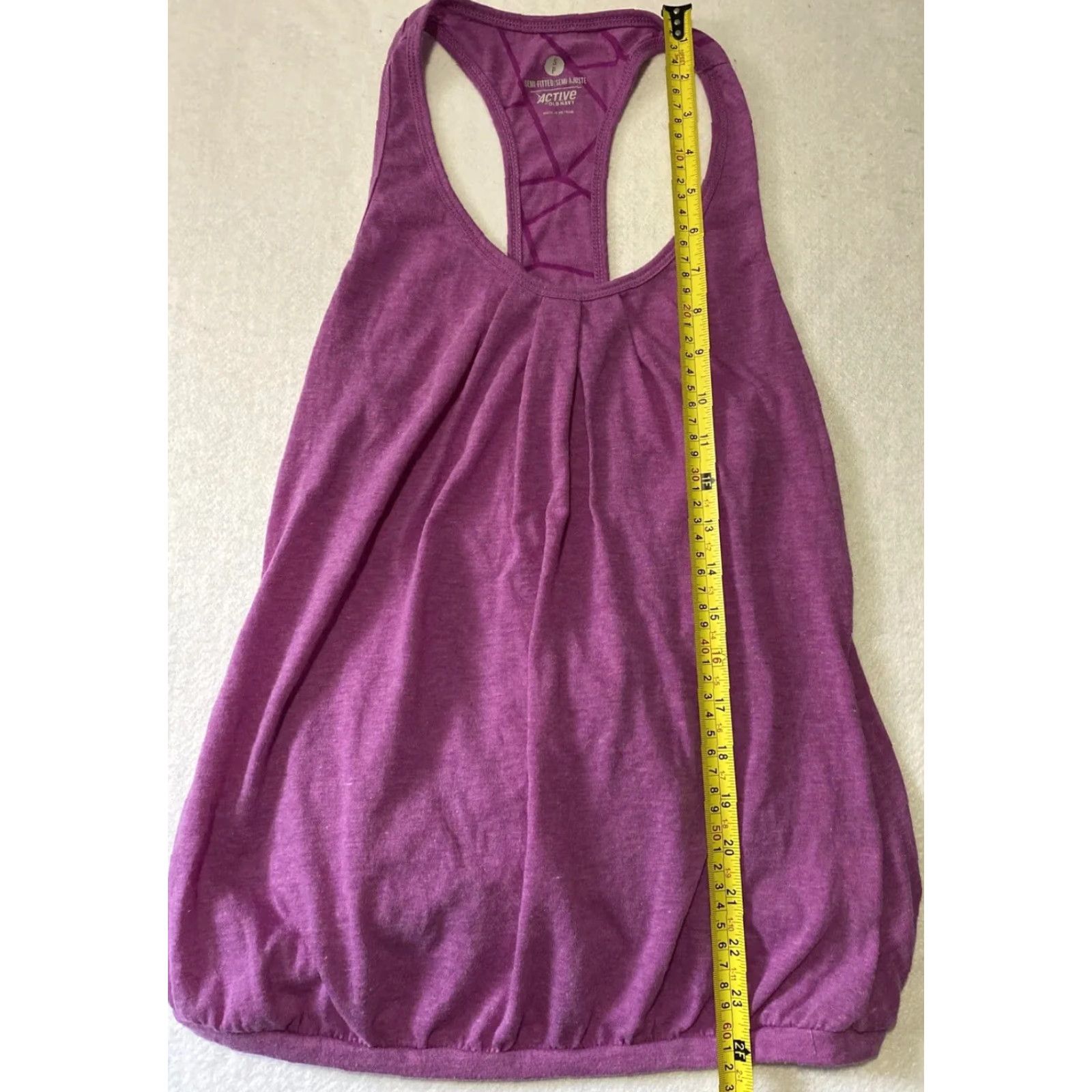 Old Navy Old Navy T-Shirt Women’s S Sleeveless Solid Casual Blouse Tops Purple Cotton Polyester Mock Neck Short Sleeve Athletic Fit Regular Summer Size S / US 4 / IT 40 - 6 Thumbnail