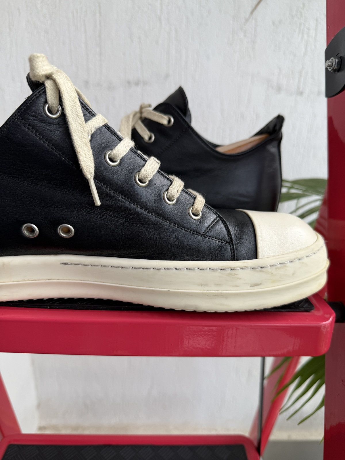 Rick Owens Mainline leather Ramones Size US 9.5 / EU 42-43 - 13 Thumbnail