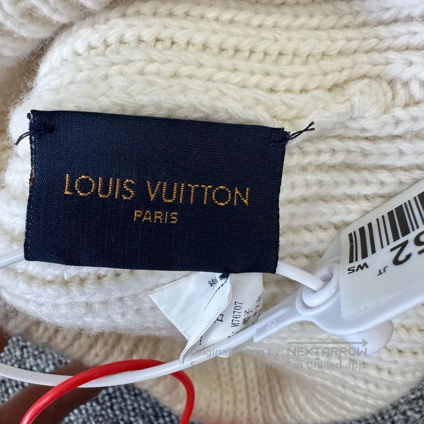 Louis Vuitton Louis Vuitton Skin label; Knitted cold cap| Size ONE SIZE - 4 Thumbnail