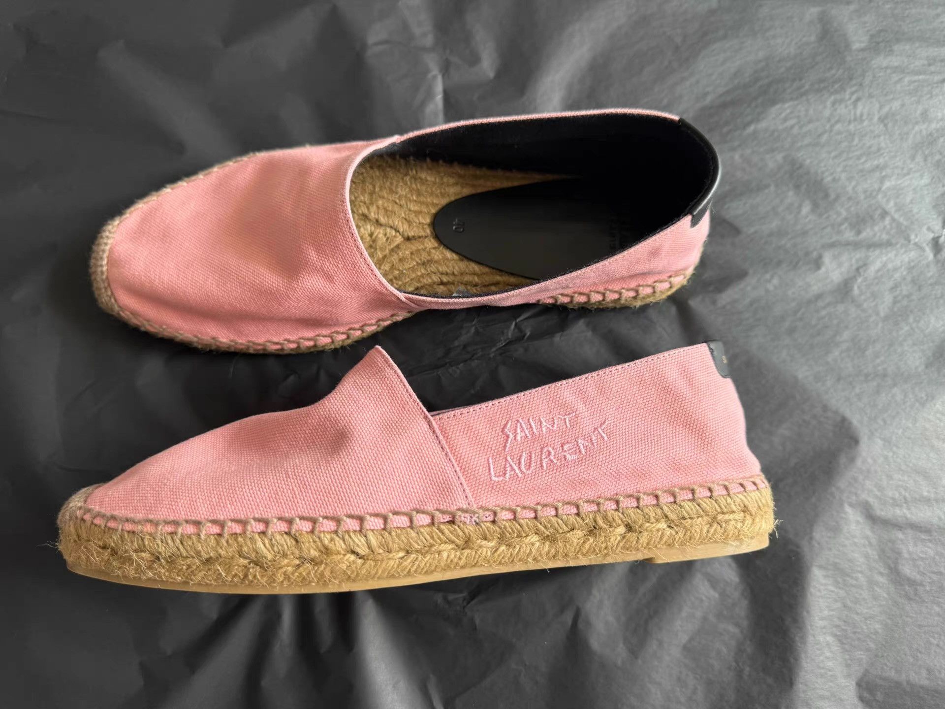Saint Laurent Paris Saint Laurent Unisex Espadrilles Ｑ23 Size US 7 / EU 40 - 3 Thumbnail