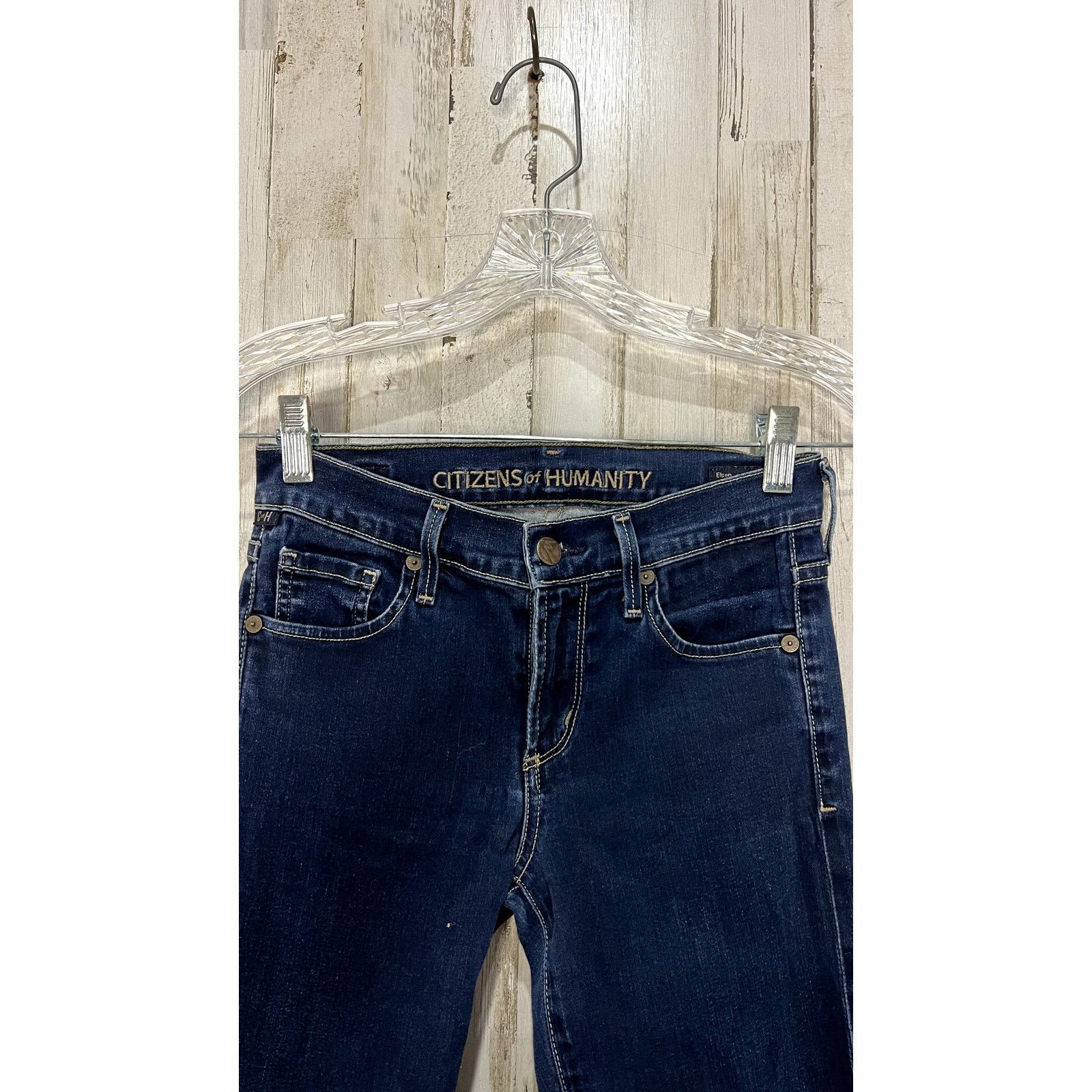 Citizens Of Humanity Citizens of Humanity Women's Mid Rise Straight Jeans Size 25 Size 25" / US 0 / IT 36 - 3 Thumbnail
