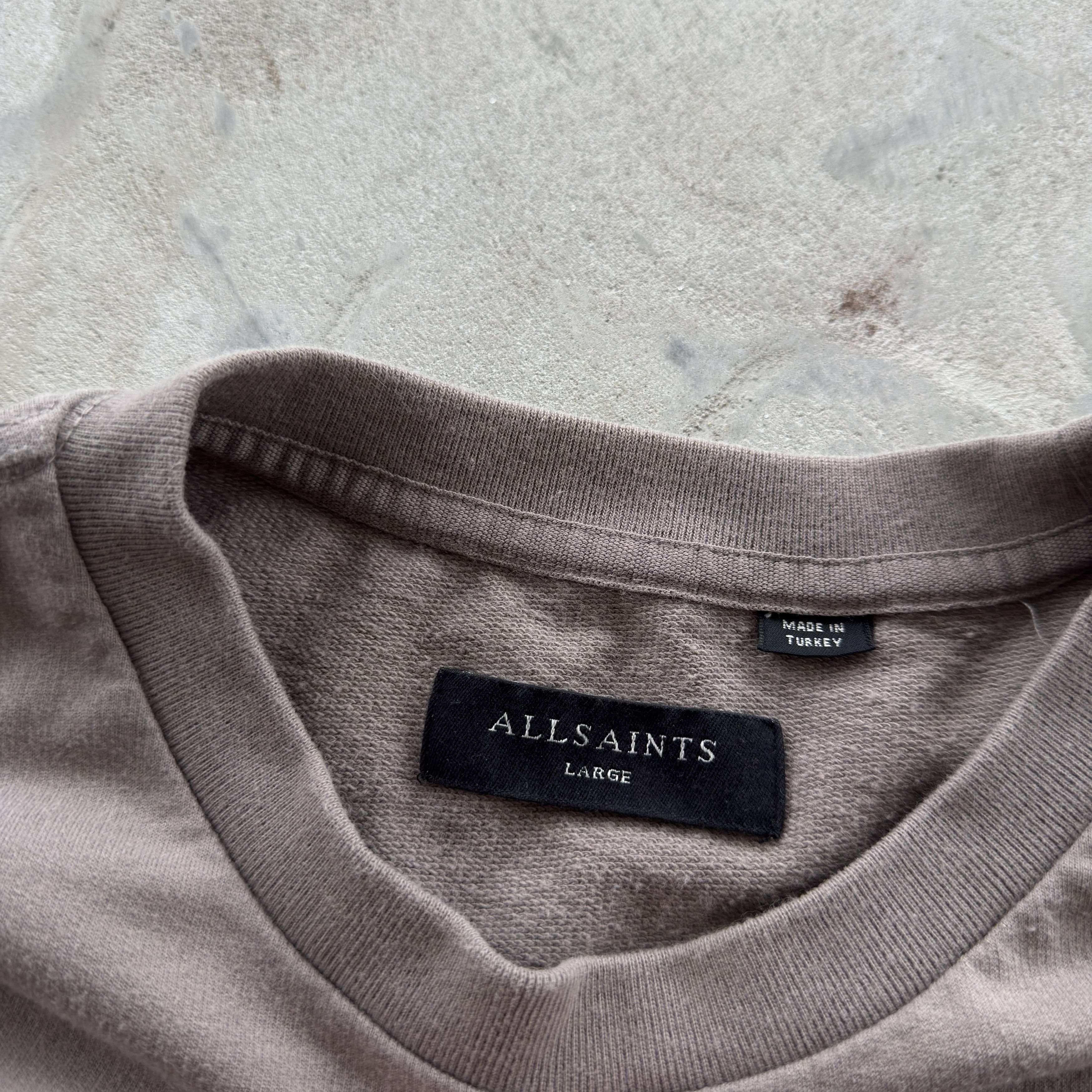 Allsaints Vintage Allsaints Crewneck Long Sleeve Tee Shirt Size US L / EU 52-54 / 3 - 5 Thumbnail