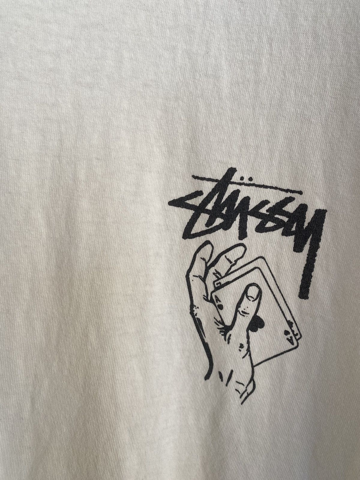 Stussy vintage stussy trashed tee! Size US M / EU 48-50 / 2 - 2 Thumbnail