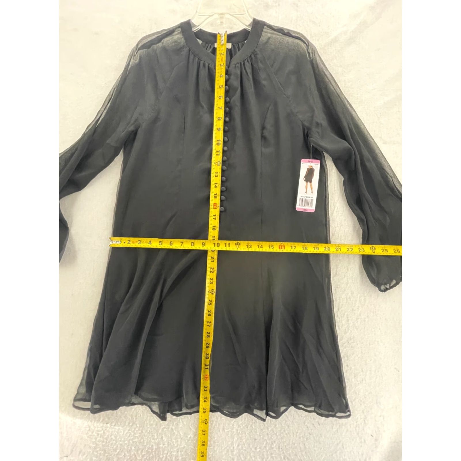 Joie JOIE Dress Ladies Small Black Balloon Sleeve NWT Limited Edition Size S / US 4 / IT 40 - 6 Thumbnail