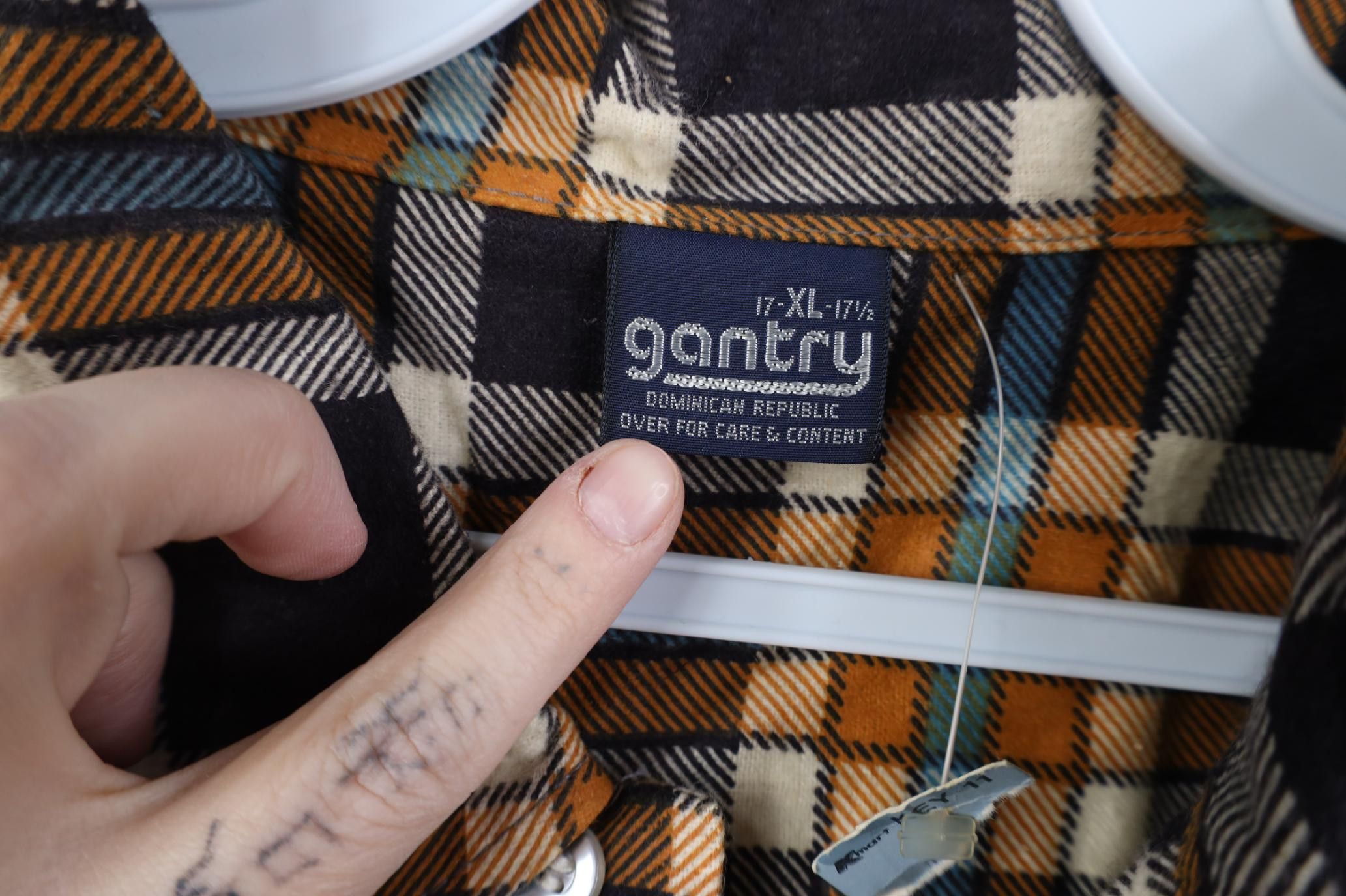 Vintage Deadstock Vintage 70s Streetwear Collared Button Shirt Plaid Size US XL / EU 56 / 4 - 9 Thumbnail