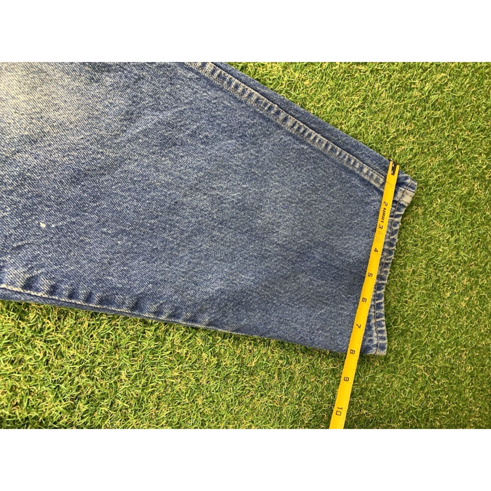 Vintage VINTAGE Sedgefield Jeans Mens 35x32 Denim Blue 5-Pocket Straight Leg Classic Fit 80s Cowboy USA Jeans Mens Size US 35 - 6 Thumbnail