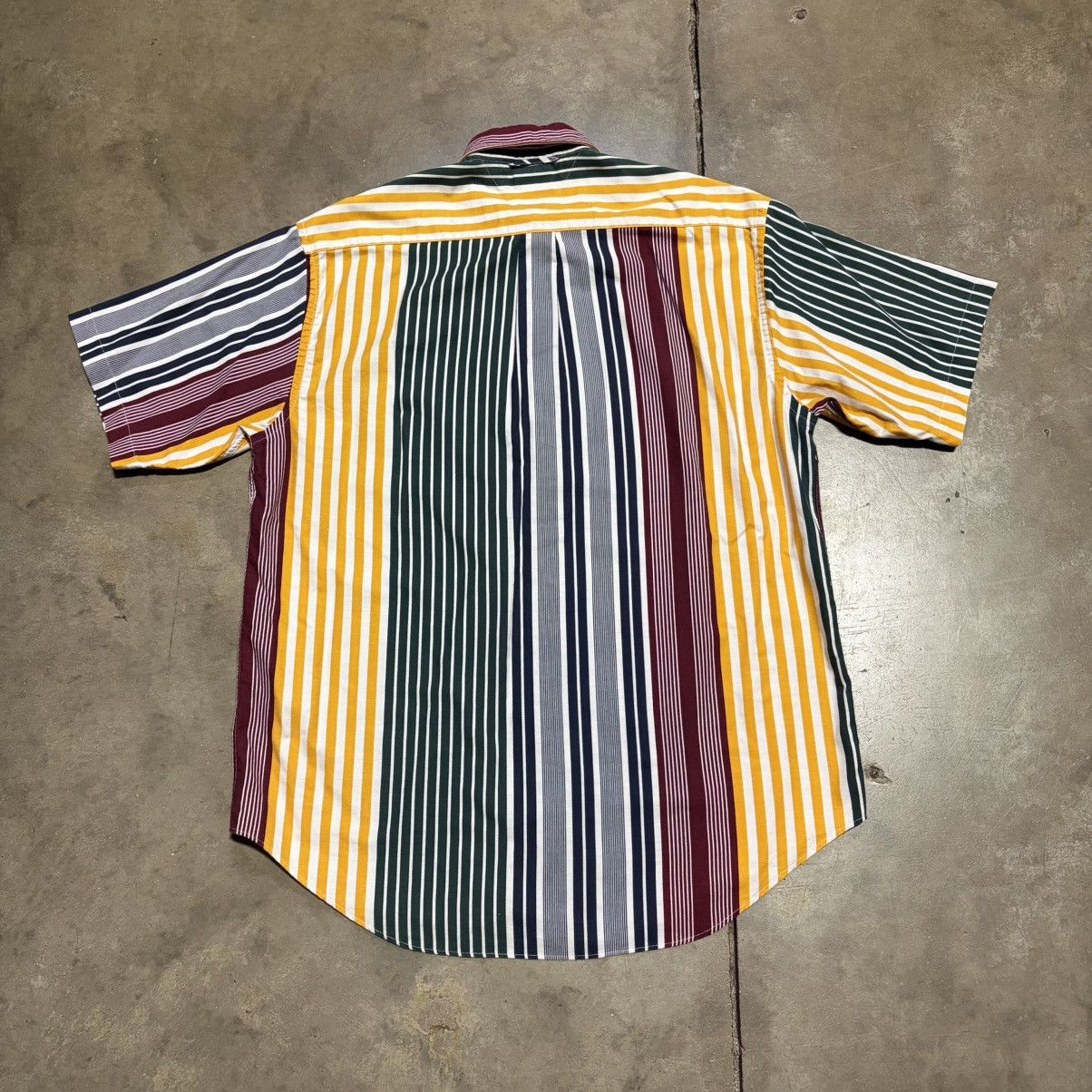 Tommy Hilfiger Vintage Tommy Hilfiger Striped Button Up Shirt Short Sleeve Size US M / EU 48-50 / 2 - 7 Thumbnail