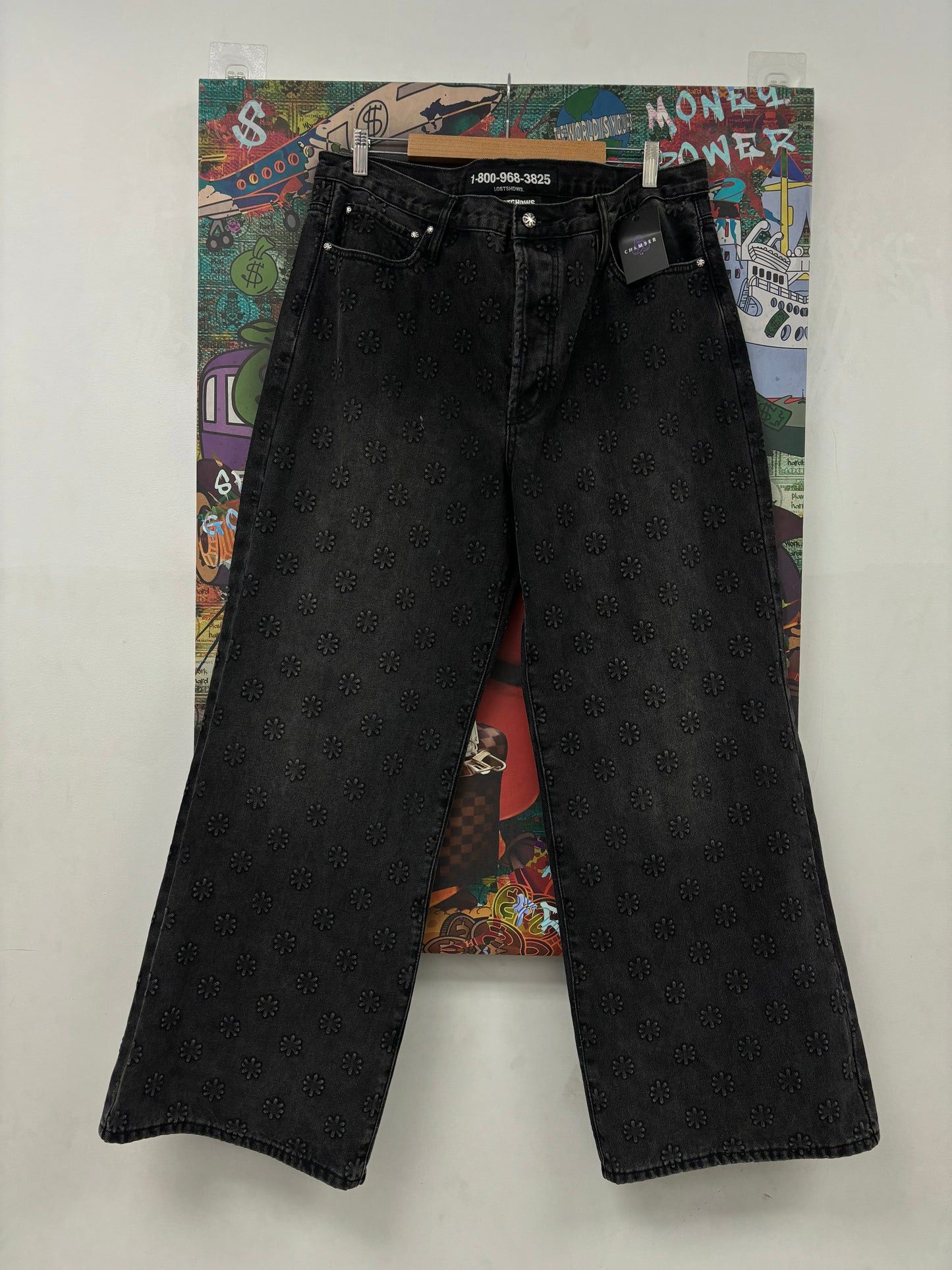LOSTSHDWS LOSTSHDWS Embossed Denim Grey 34 Size US 34 / EU 50 - 1 Preview