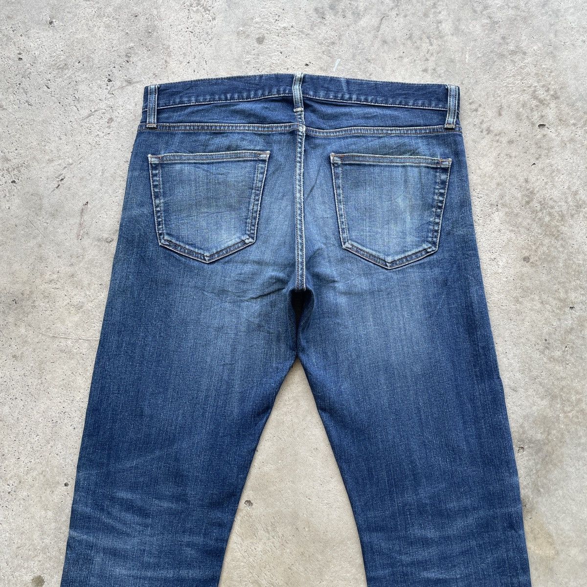 Japanese Brand W34 Vintage Distressed Jeans Japanese Faded Denim Pants Size US 34 / EU 50 - 8 Thumbnail