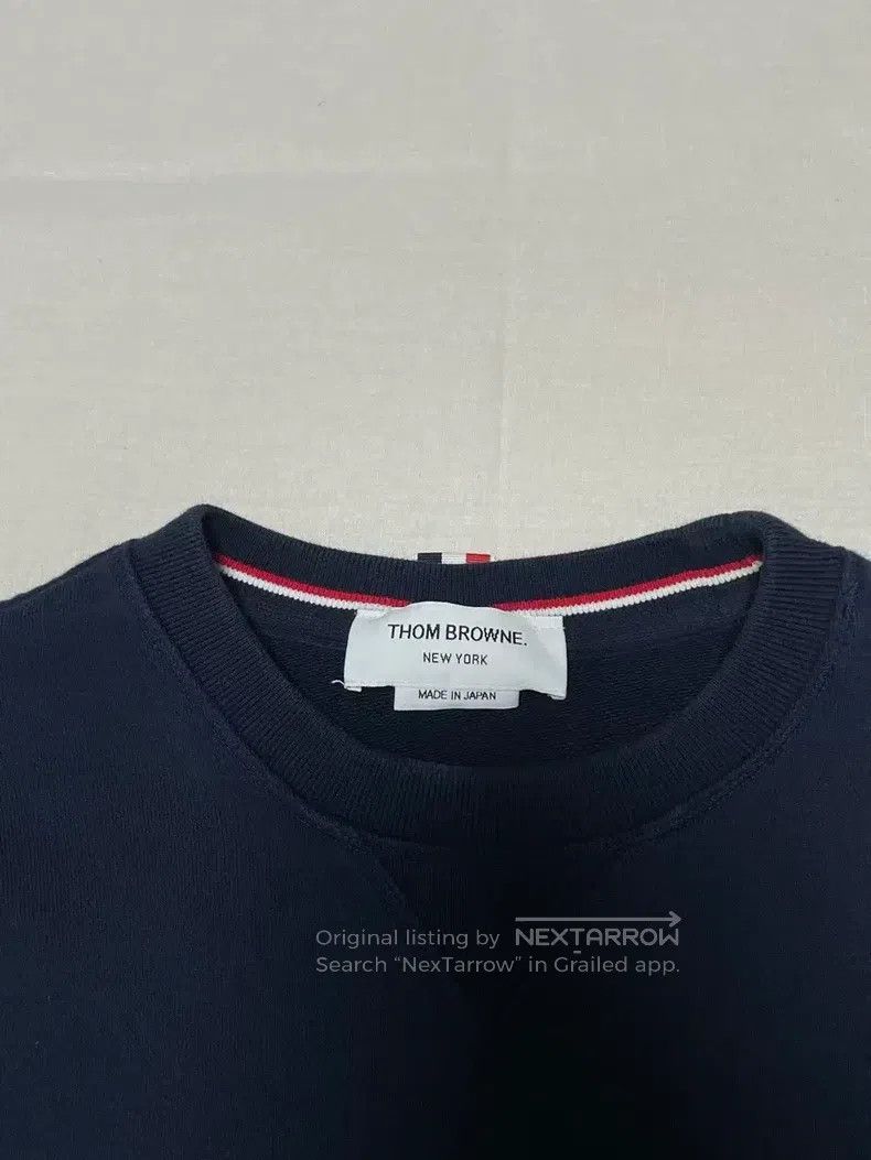 Thom Browne Thom Browne Twill sleeve patch sweatshirt Size US M / EU 48-50 / 2 - 5 Thumbnail