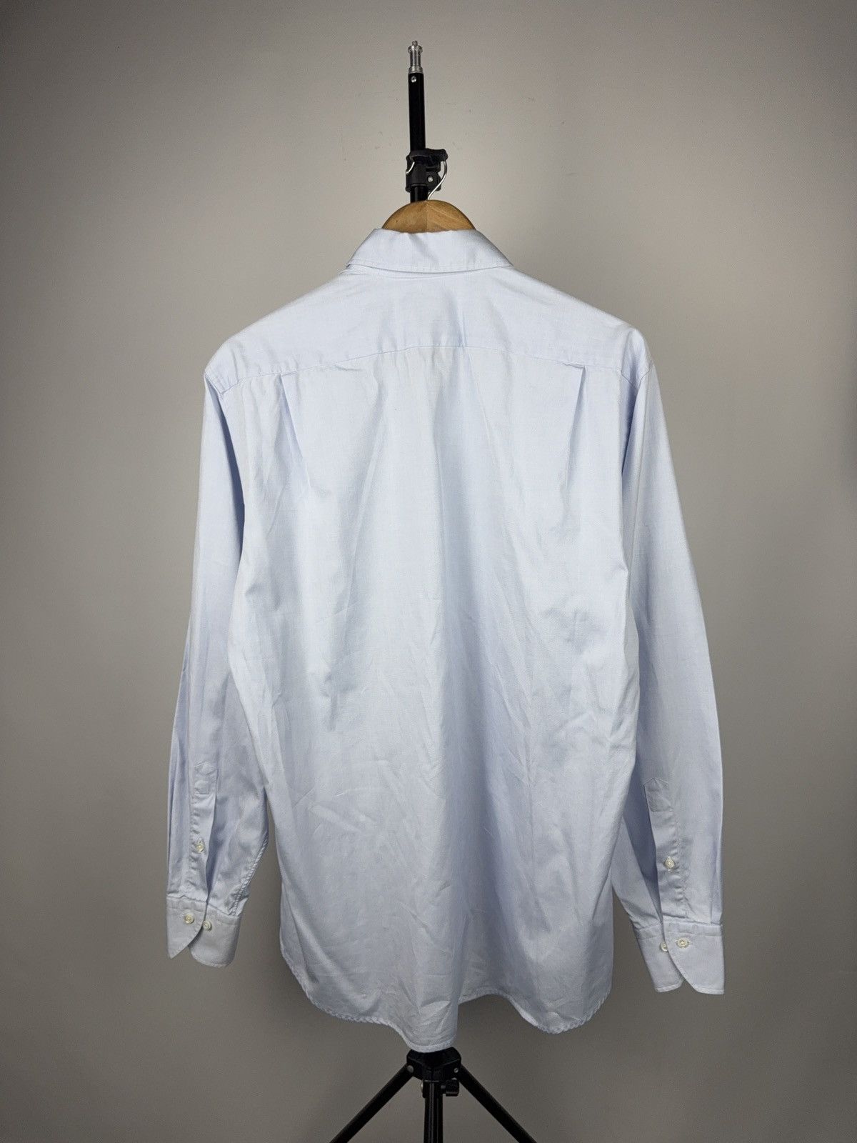 Strenstroms Luxury 00s Stenstroms Blue Twofold Cotton Button Down Shirt Size US M / EU 48-50 / 2 - 11 Thumbnail