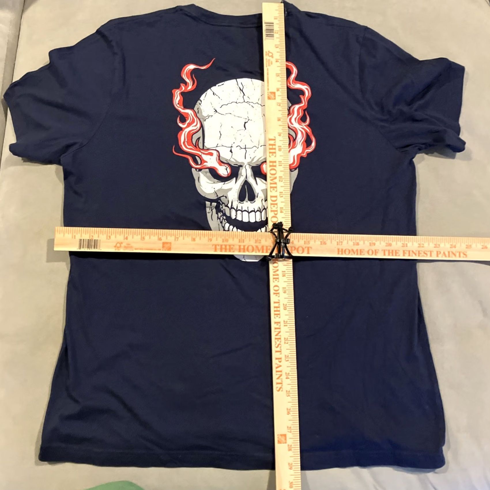 X-LARGE WWE Stone Cold Steve Austin New York 3:16 T Shirt Large Blue Crew Neck Short Sleeve Logo Graphic Print Size US L / EU 52-54 / 3 - 5 Thumbnail