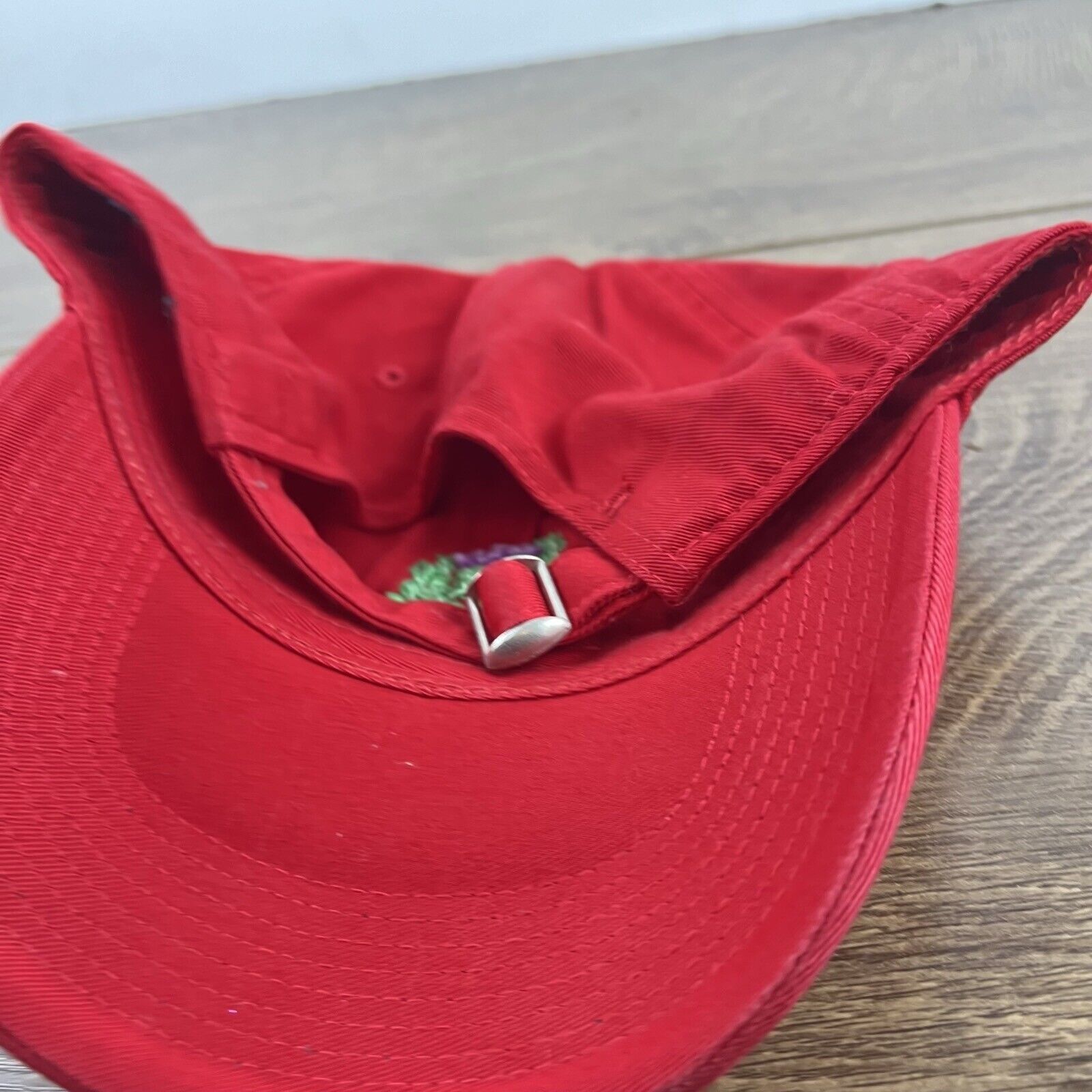 Other 1889 Hat Red Cap Adjustable Hat Red Adult Fit Hat Size ONE SIZE - 13 Thumbnail