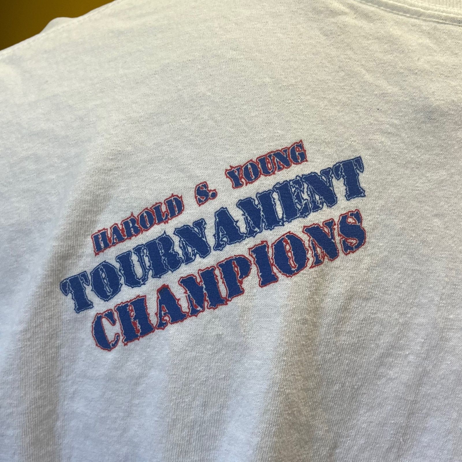 Gildan Harold S. Young Soccer Tournament Shirt Champions Gildon XL Size US XL / EU 56 / 4 - 5 Thumbnail