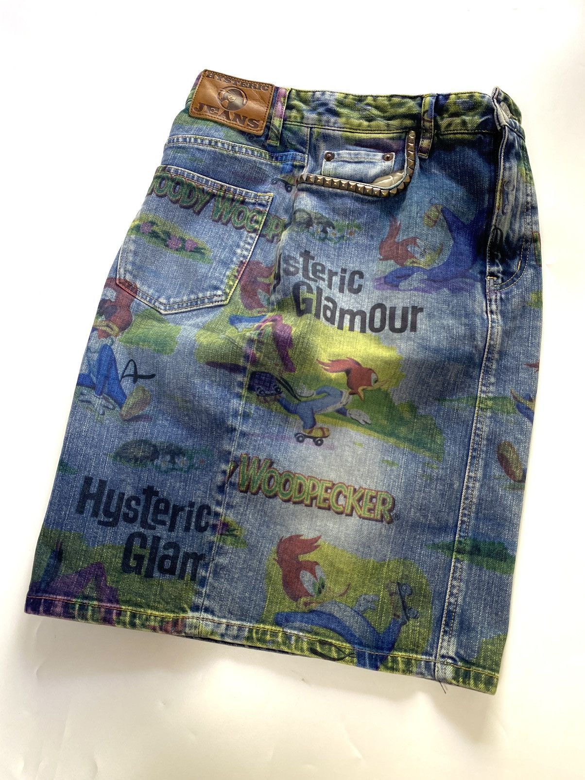 Hysteric Glamour hysteric glamour jeans skirt woody woodfucker Size 28" / US 6 / IT 42 - 1 Thumbnail