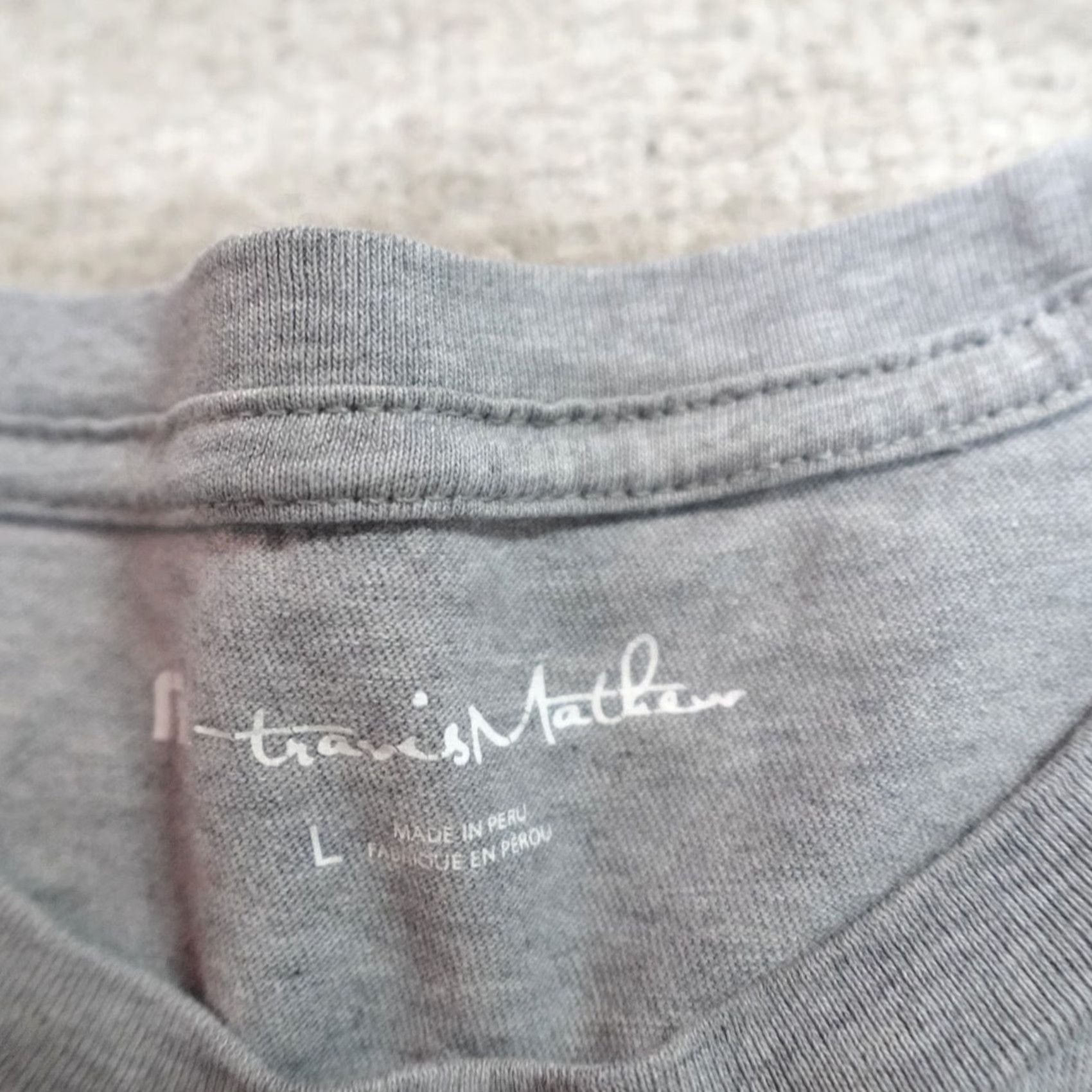 TravisMathew Travis Mathew Mens Shirt Golf Cart Stick Figure Beer Mug Gray L Large Short Sleeve Crew Neck Cotton Blend Logo Graphic T-Shirt Mens Size US L / EU 52-54 / 3 - 3 Thumbnail