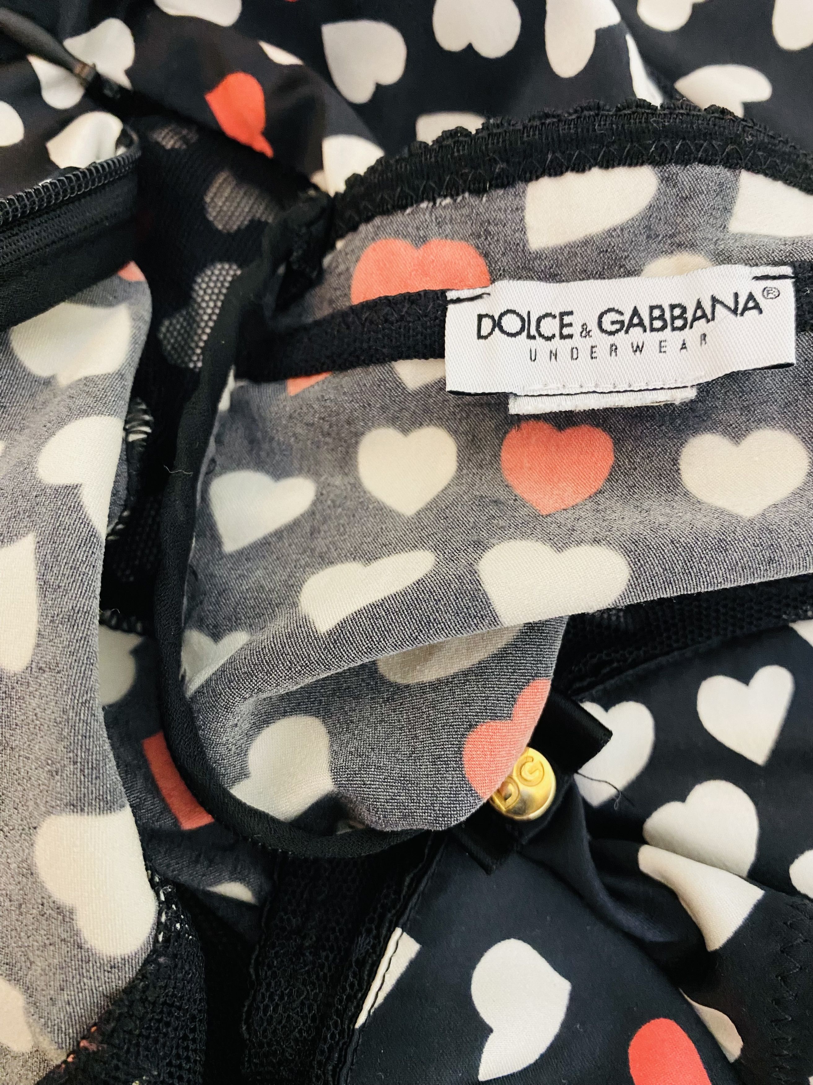 Dolce & Gabbana Dolce & Gabbana D&G Heart Bustier Top Corset Camisole Size M / US 6-8 / IT 42-44 - 10 Thumbnail