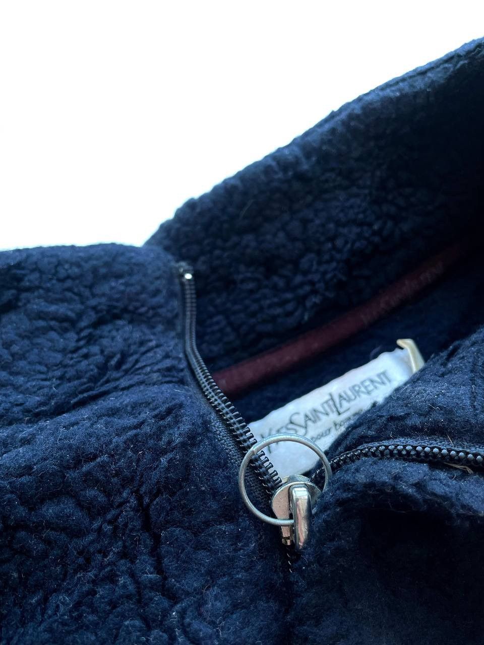 Yves Saint Laurent Yves Saint Laurent Men Vintage Blue 1/3 Zip Fleece Size M Size US M / EU 48-50 / 2 - 7 Thumbnail