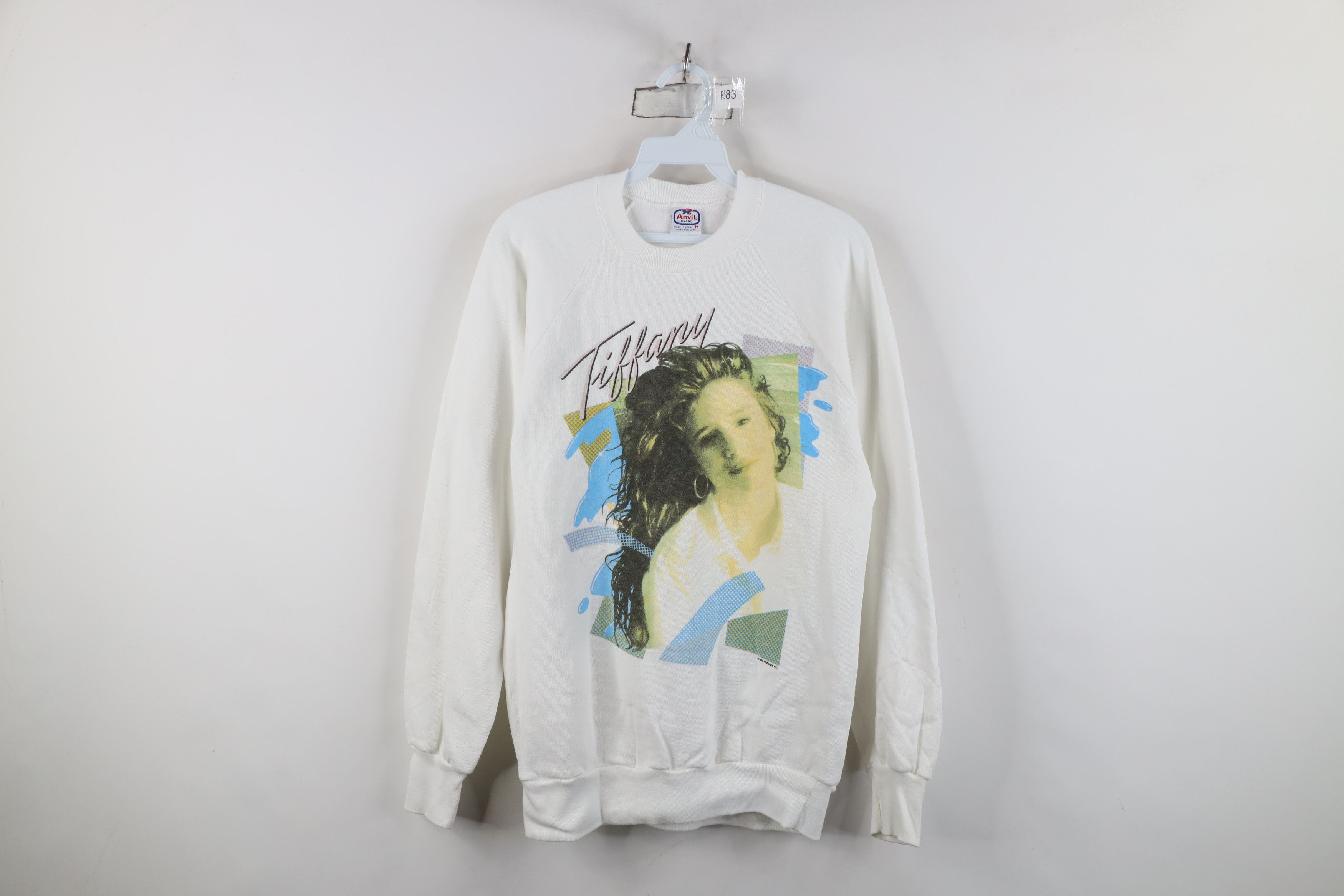 Vintage Vintage 80s Pop Singer Tiffany Crewneck Sweatshirt USA Size M / US 6-8 / IT 42-44 - 1 Thumbnail