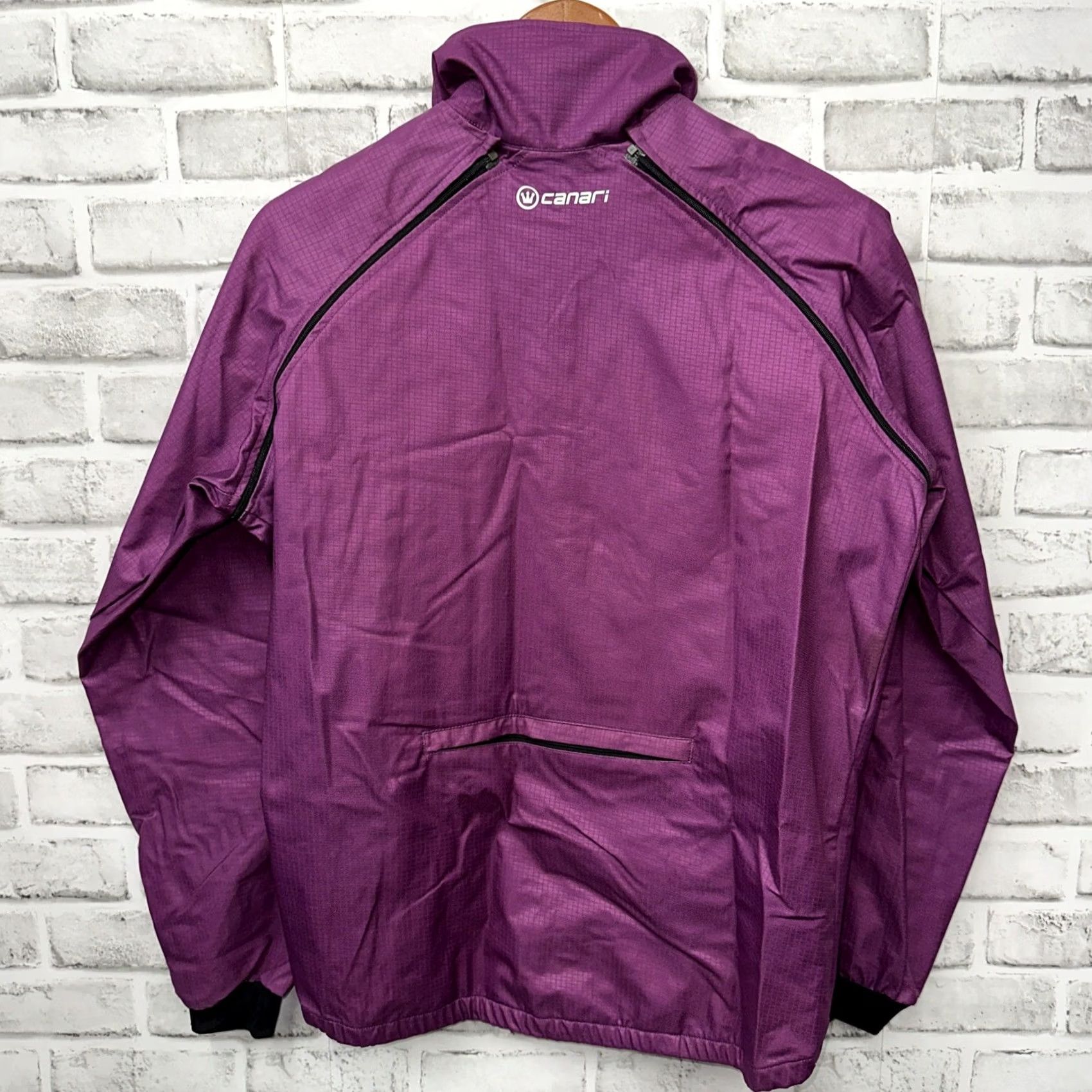 Vintage Canari Jacket Womens M Purple Full Zip Polyester Windbreaker Activewear Size M / US 6-8 / IT 42-44 - 7 Thumbnail