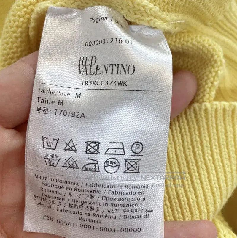 Valentino Valentino Yellow Wool Blend Midi Skirt . Size 24" / US 00 / IT 34 - 4 Thumbnail