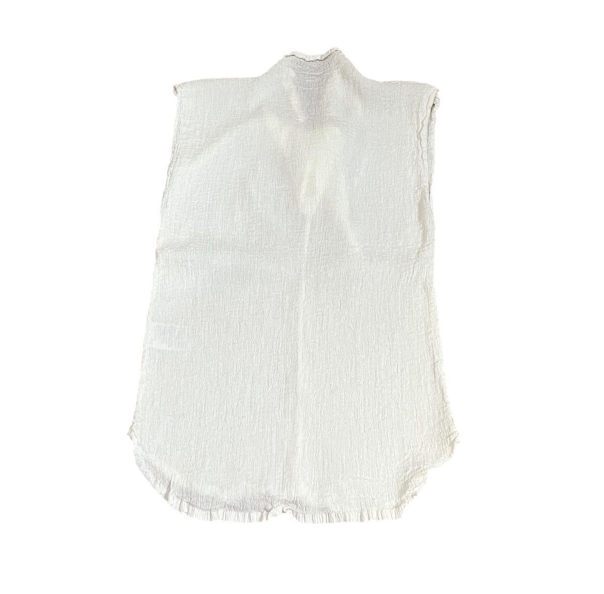 Homme Plisse Issey Miyake TAX FREE 🇺🇸 issey miyake me pleated sheer tank top Size S / US 4 / IT 40 - 5 Thumbnail