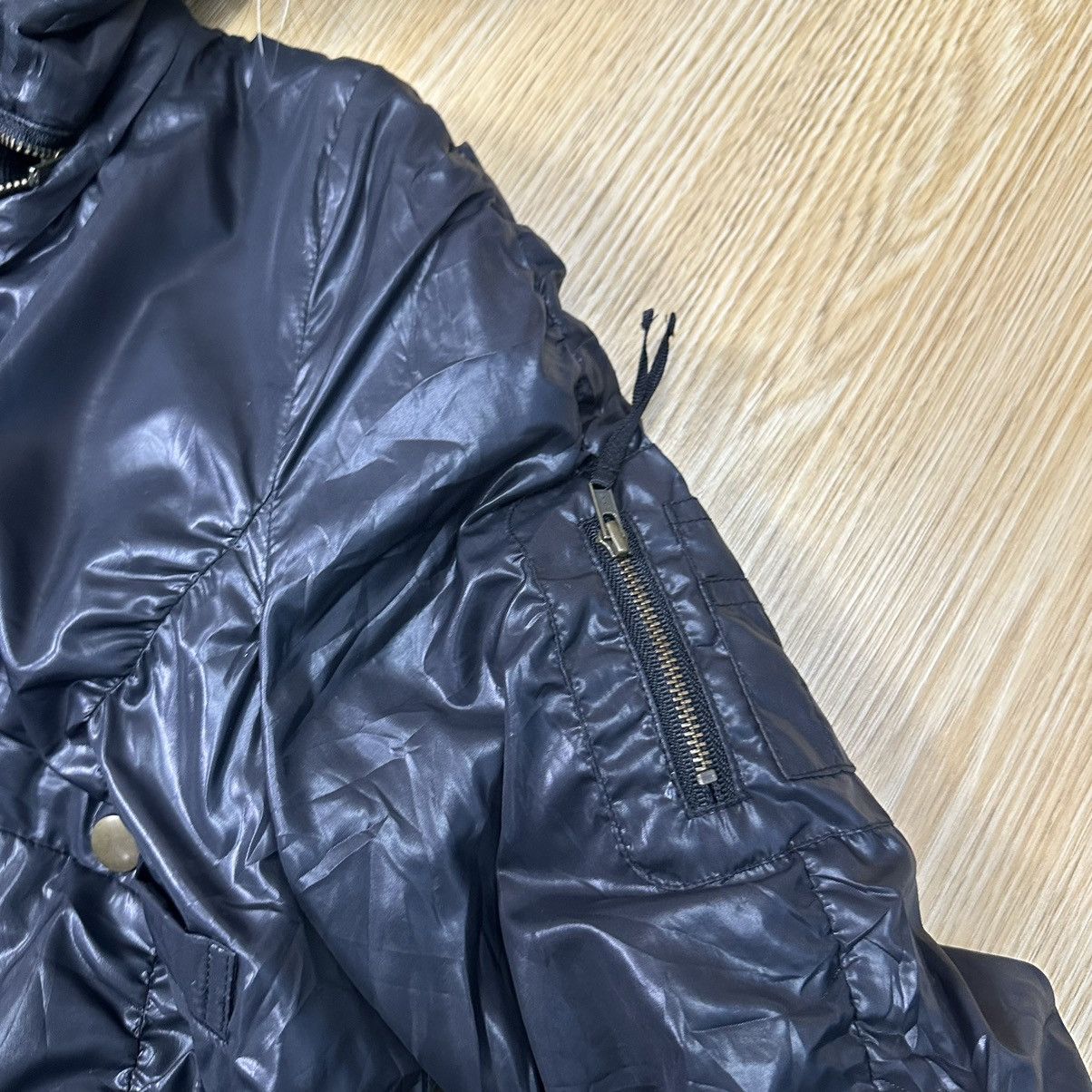 Tornado Mart Tornado Mart Femme Down Fur Wax Jacket Z160 Size M / US 6-8 / IT 42-44 - 7 Thumbnail