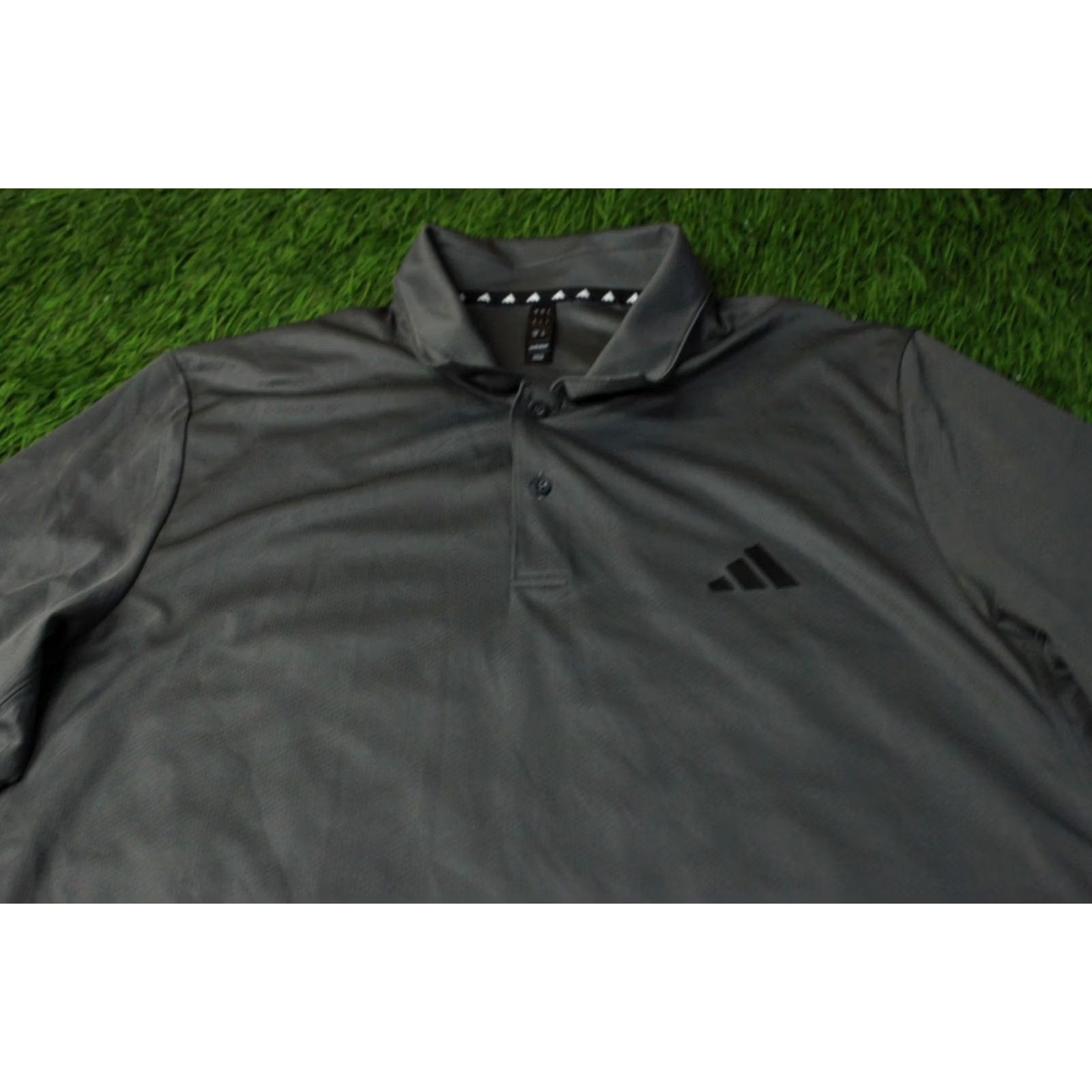 Adidas ADIDAS PERFORMANCE POLO SHIRT Mens Football Jersey 2024 L Gray Short Sleeve 100% Polyester Recycled Comfort Classic polo Size US L / EU 52-54 / 3 - 2 Thumbnail