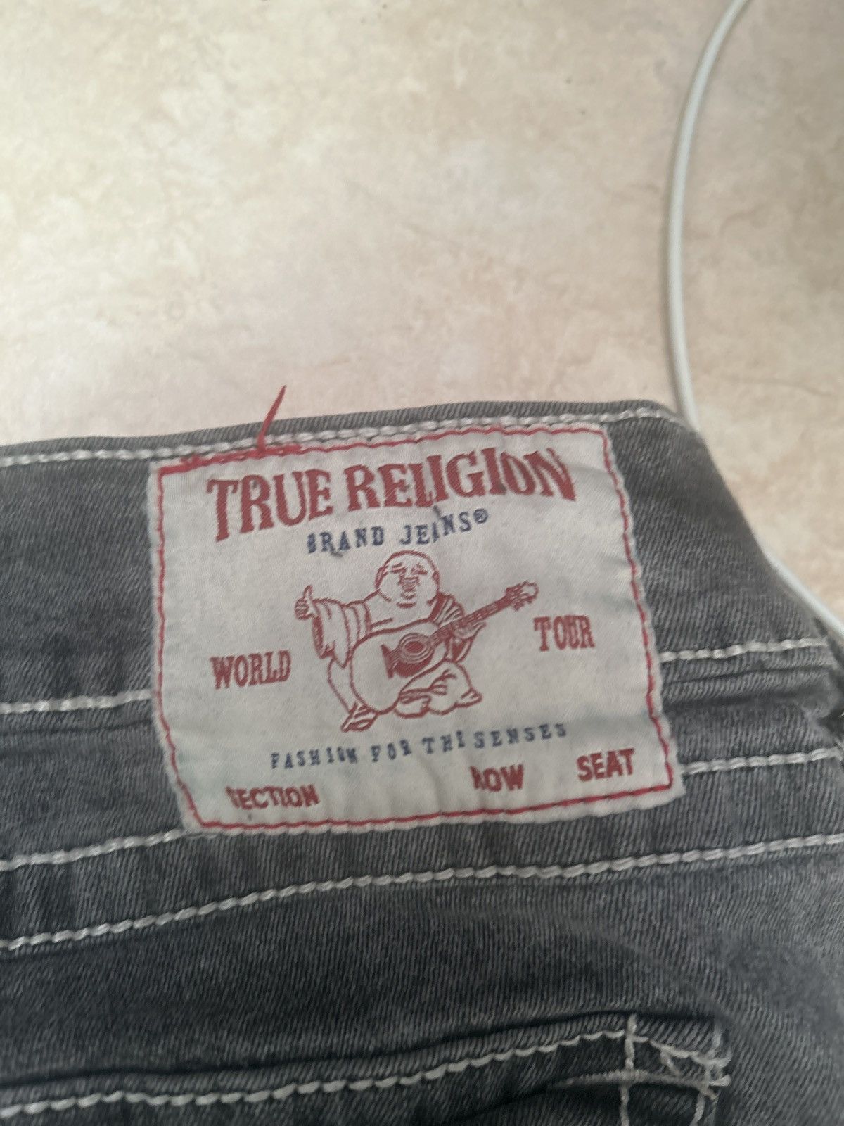 True Religion Ricky Relaxed Straight Jeans Size US 40 / EU 56 - 3 Thumbnail