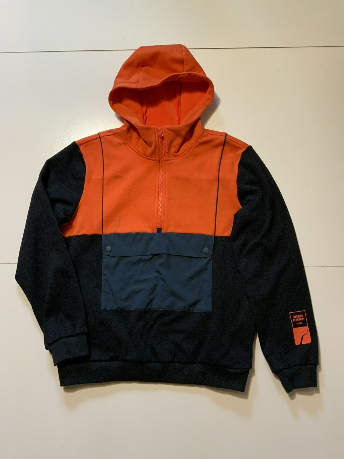 Opening Ceremony Opening Ceremony Anta Plus Tech Fleece Anorak 1/4 Zip Hoodie Size US S / EU 44-46 / 1 - 1 Thumbnail