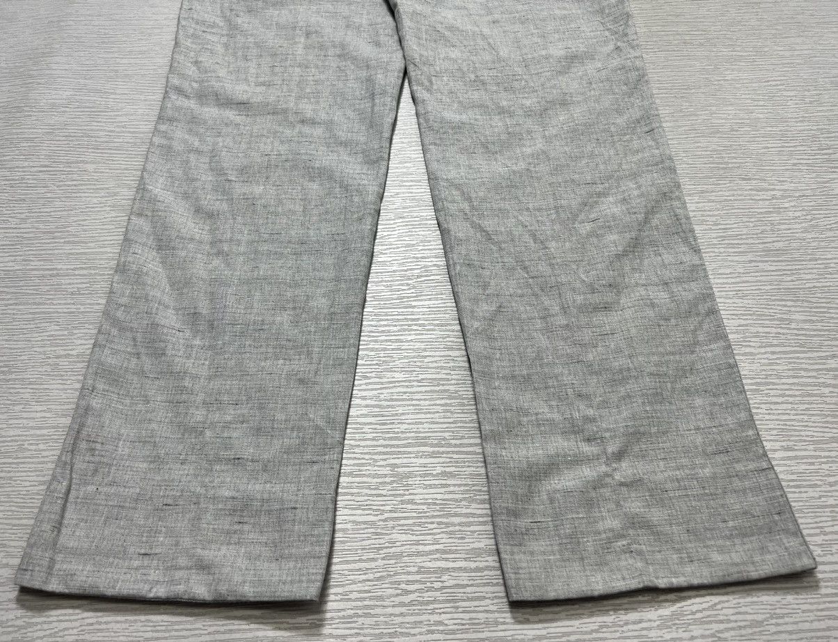 Loro Piana Loro Piana - Flax Virgin Wool Linen Blend Drawstring Trouser Size US 40 / EU 56 - 15 Thumbnail