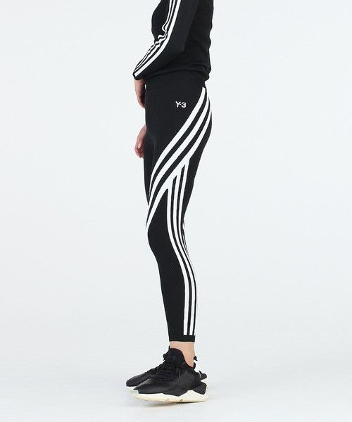 Y-3 Y-3 Yohji Yamamoto x Adidas Black Leggings (S) Size 26" / US 2 / IT 38 - 2 Thumbnail