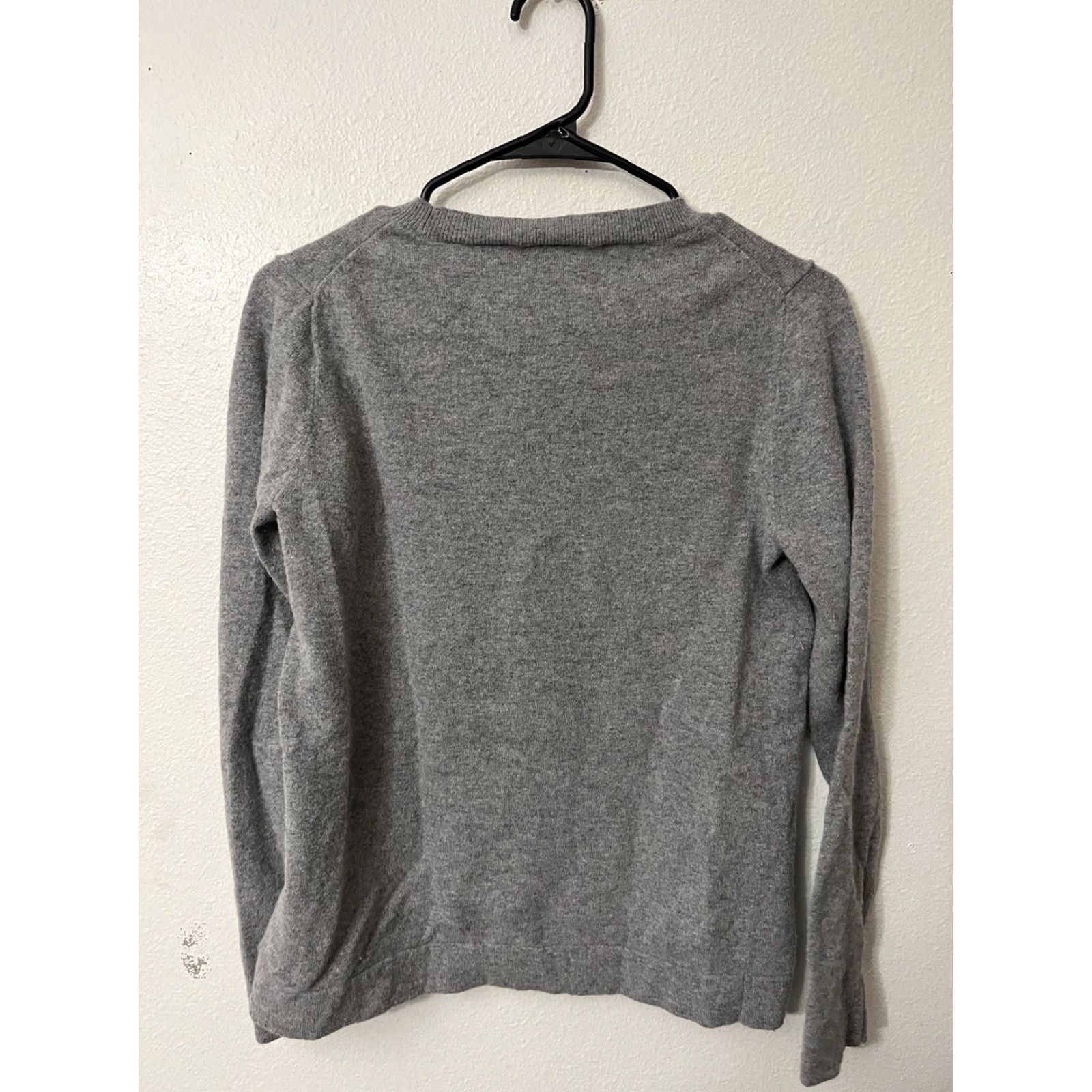 Vintage J.Crew Mercantile Sweater Women M Gray Cotton Blend Pullover Size M / US 6-8 / IT 42-44 - 3 Thumbnail