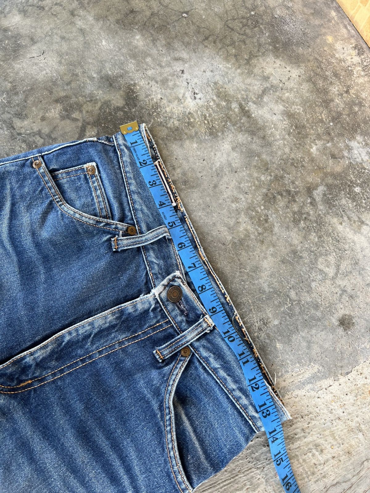 Edwin Vintage 80’s Edwin Blue Jean Japan Size US 27 - 3 Thumbnail