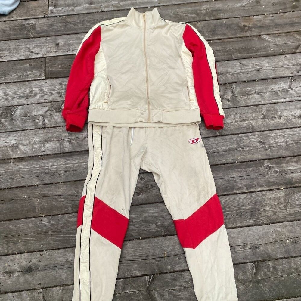 Diesel Vintage y2k Diesel Blocker Track Suit With Jacket and Pants Size US XL / EU 56 / 4 - 2 Thumbnail
