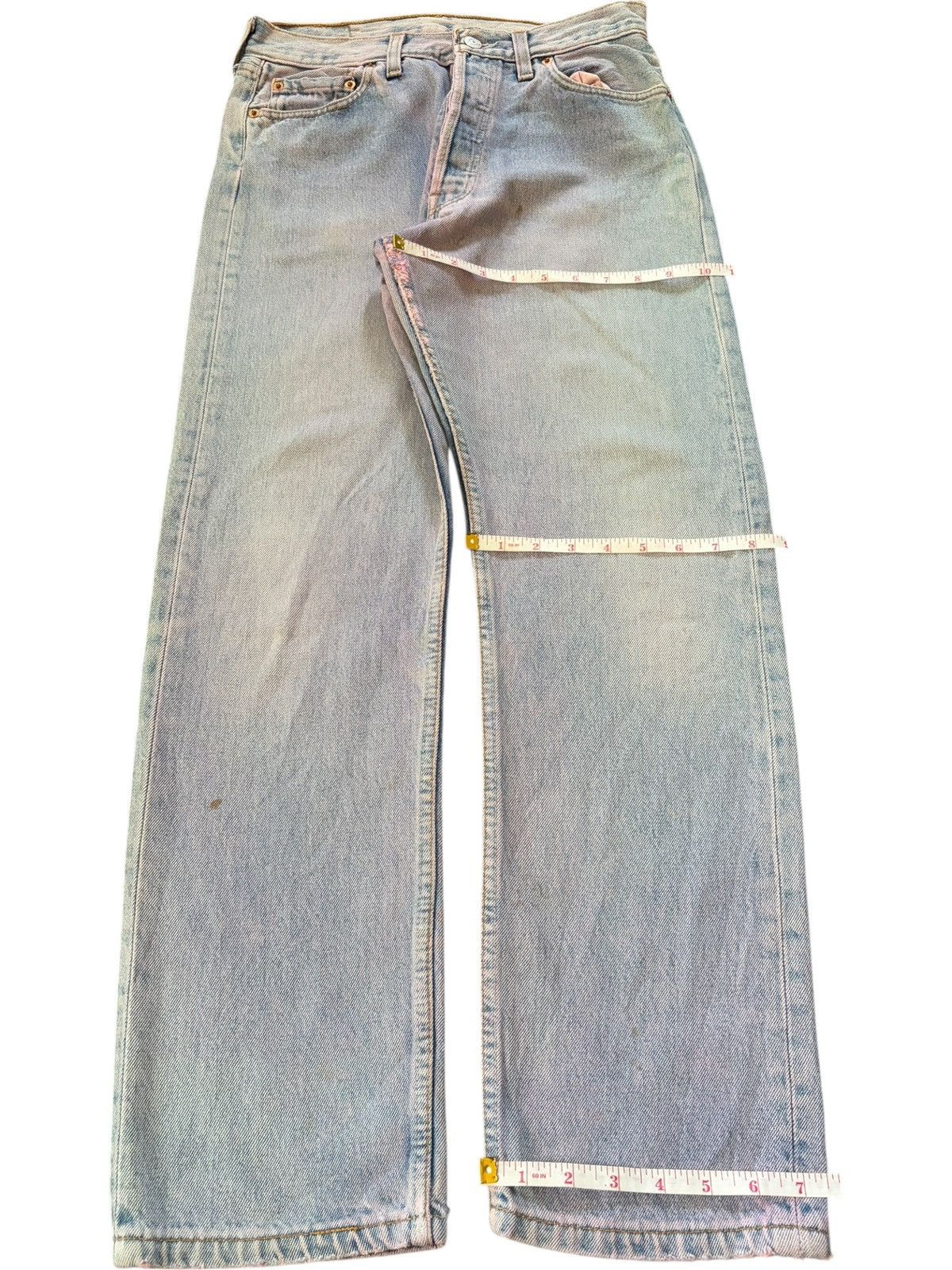 Levi's Vintage 90s Levis 501 Bleached Loose Fit Jeans Size US 29 - 8 Thumbnail
