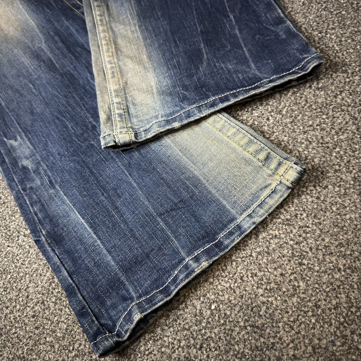 Hysteric Glamour Flared Opium Studio PR Distressed Denim Archive y2k Style Size US 34 / EU 50 - 5 Thumbnail