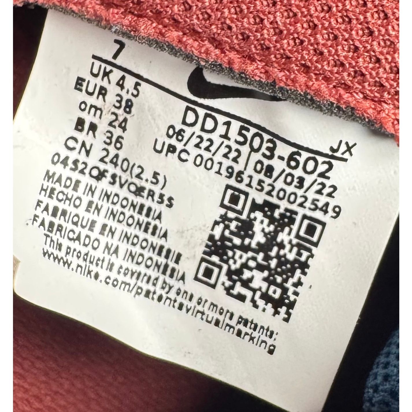 Nike Nike Dunk Low Retro Canyon Rust W7 dd1503-602 Size US 7 / IT 37 - 11 Thumbnail