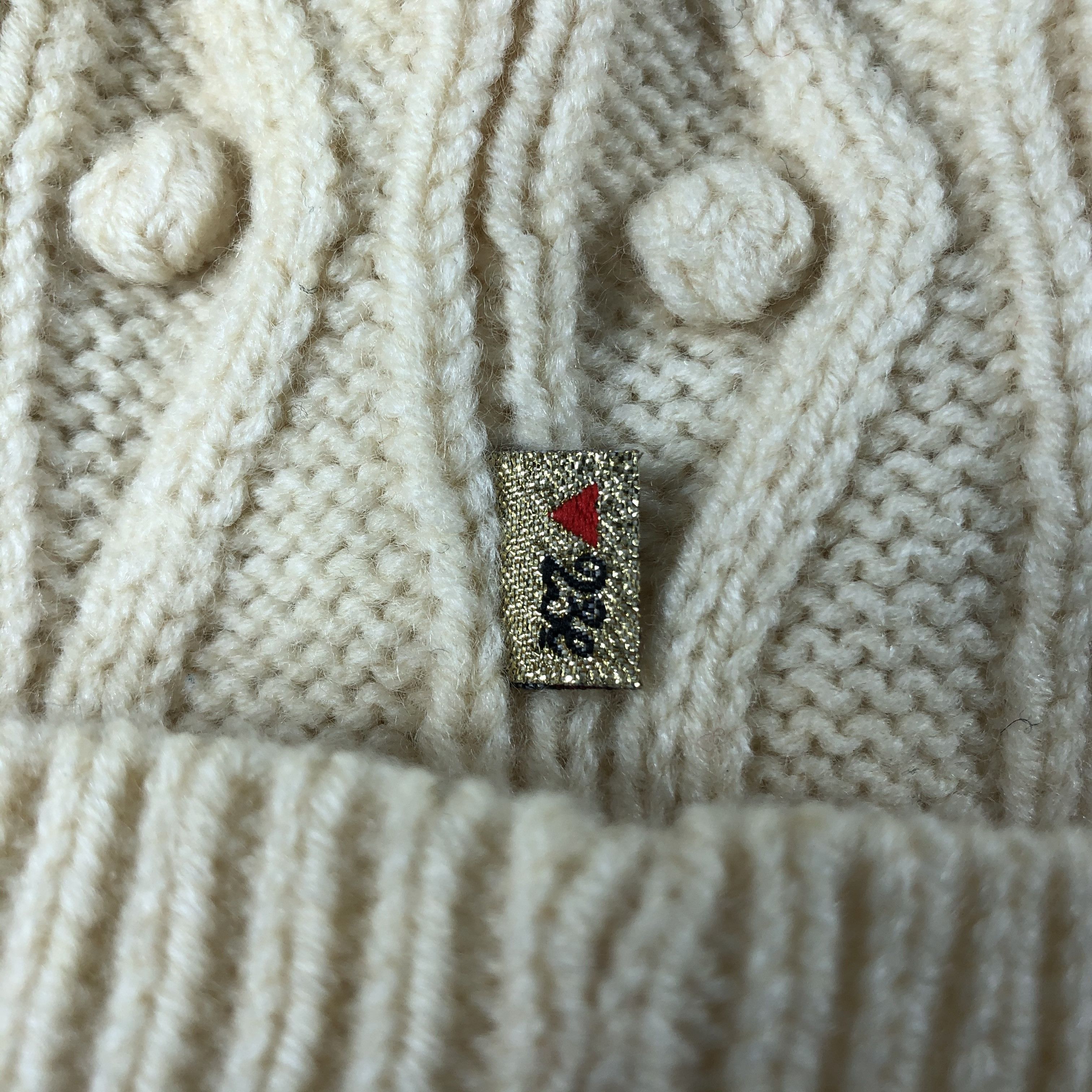 Vintage 23 Sport Aran Isle Beanie Snow Hat Snow Cap -D1177 Size ONE SIZE - 7 Thumbnail