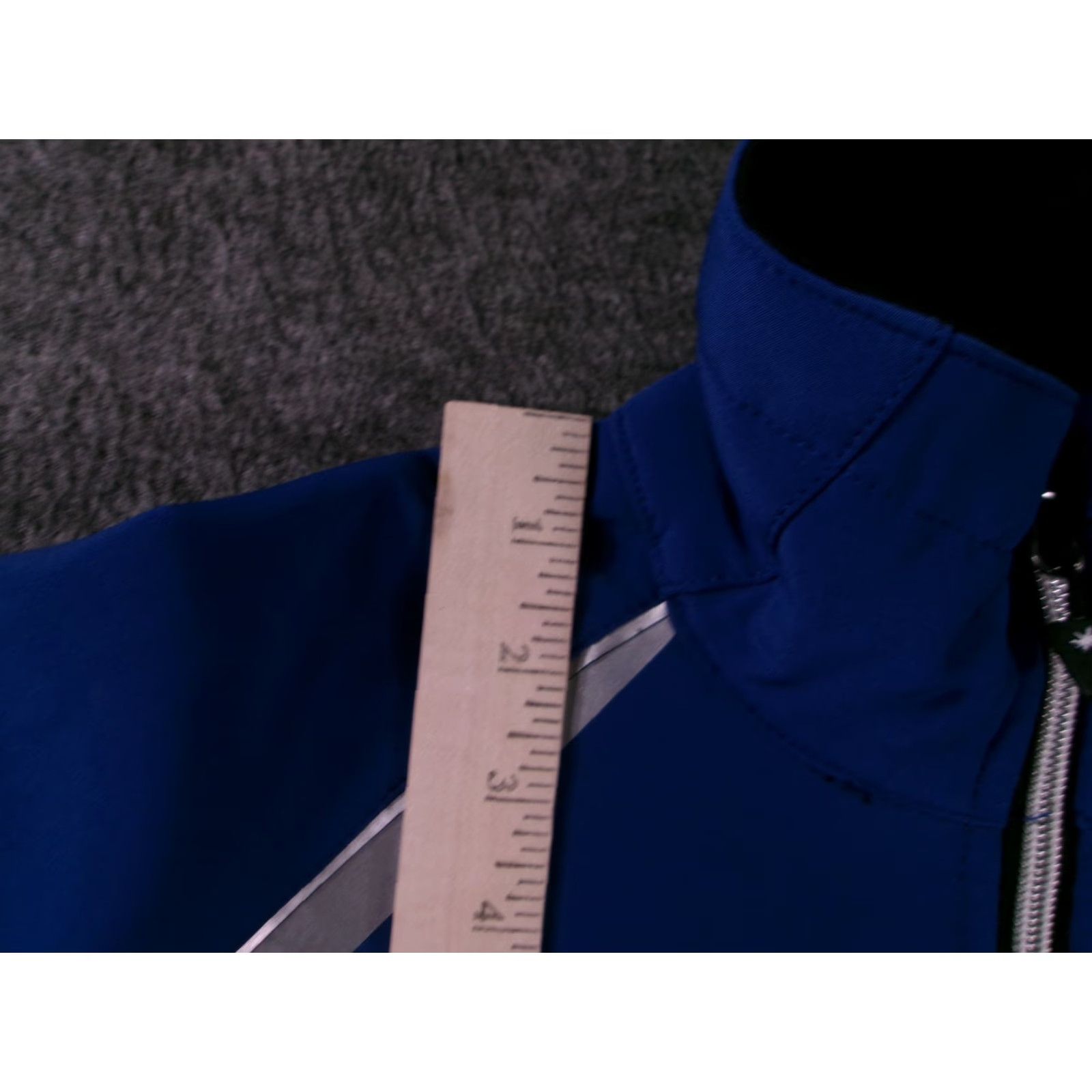Vintage Skigo Jacket Womens XS Blue Technical Ski Softshell Full Zip Pockets Reflective Elastic Cuffs Adjustable Hem Size XS / US 0-2 / IT 36-38 - 4 Thumbnail