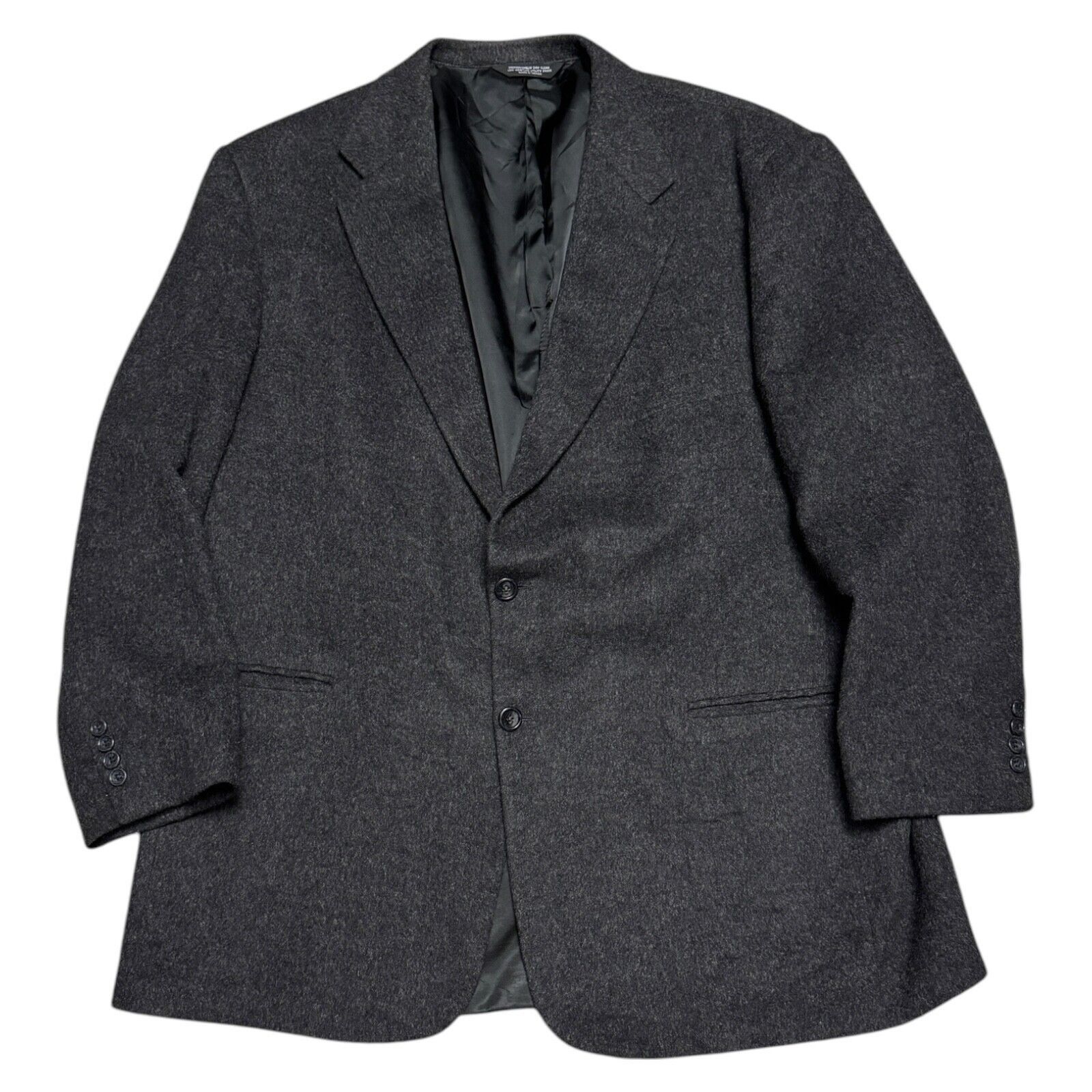 Evan Picone VINTAGE Evan Picone 100% CAMELHAIR Grey Luxury Blazer Coat Size 48L - 1 Thumbnail