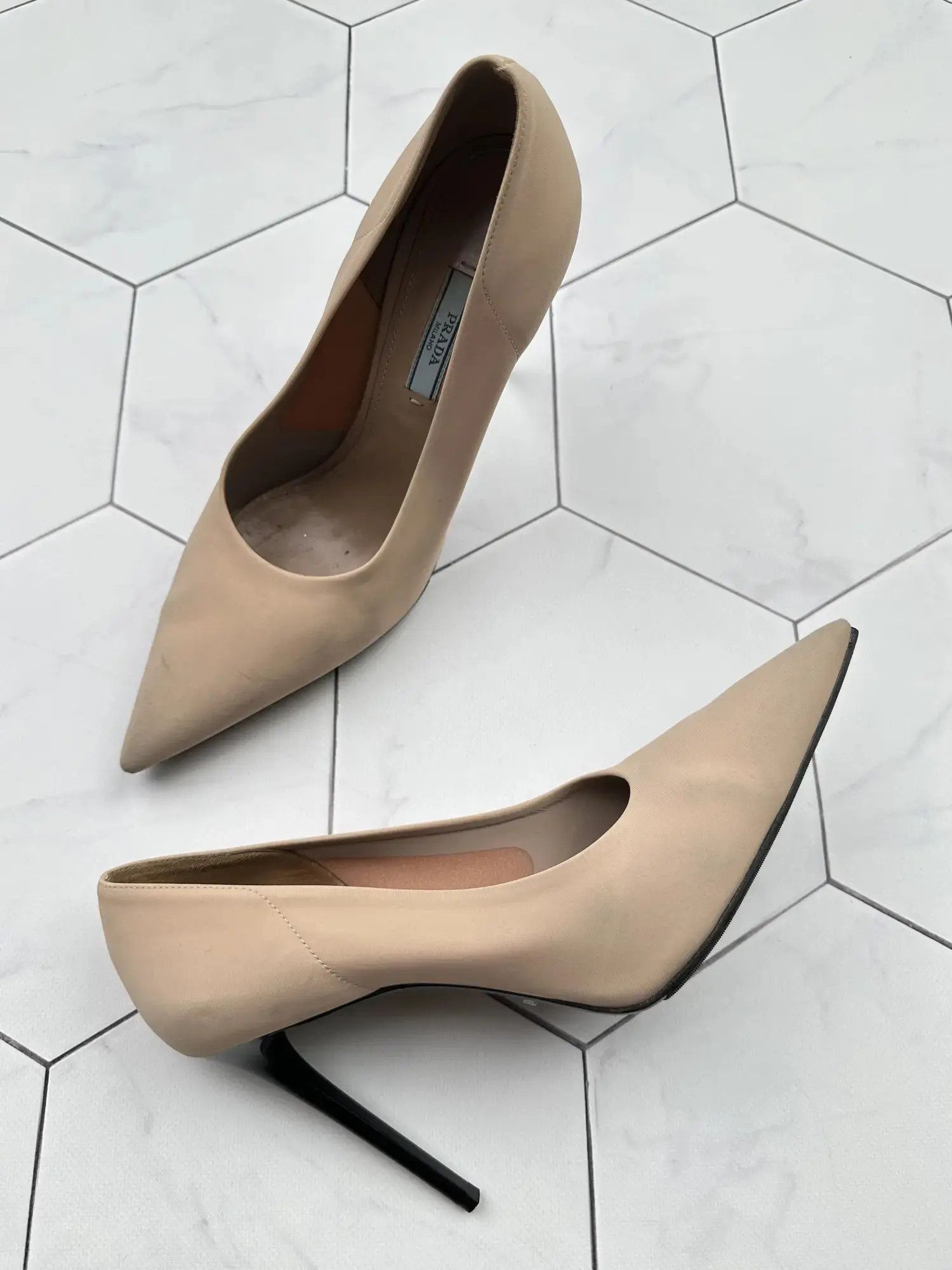Miu Miu Prada Vintage Heels (B146) Size US 10 / IT 40 - 1 Thumbnail