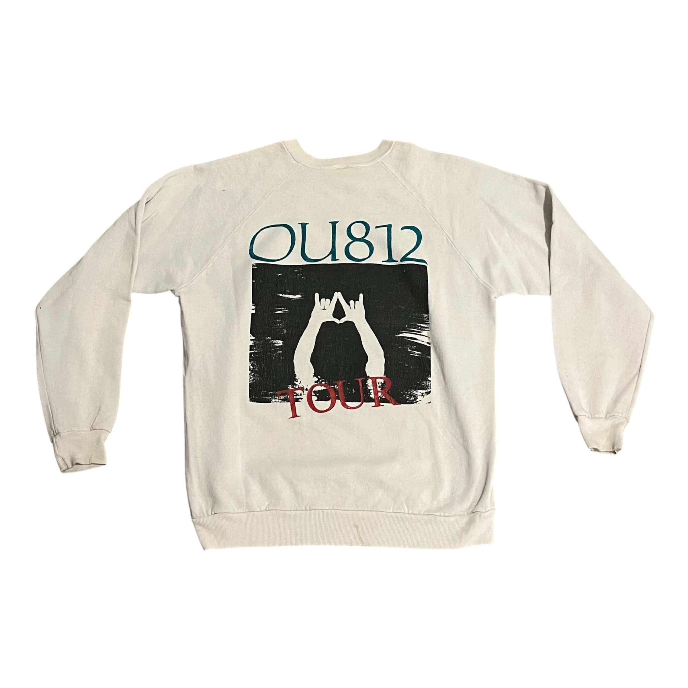 Band Tees × Jerzees × Vintage VINTAGE Van Halen OU812 Tour Sweatshirt Jerzees Size US XL / EU 56 / 4 - 5 Thumbnail